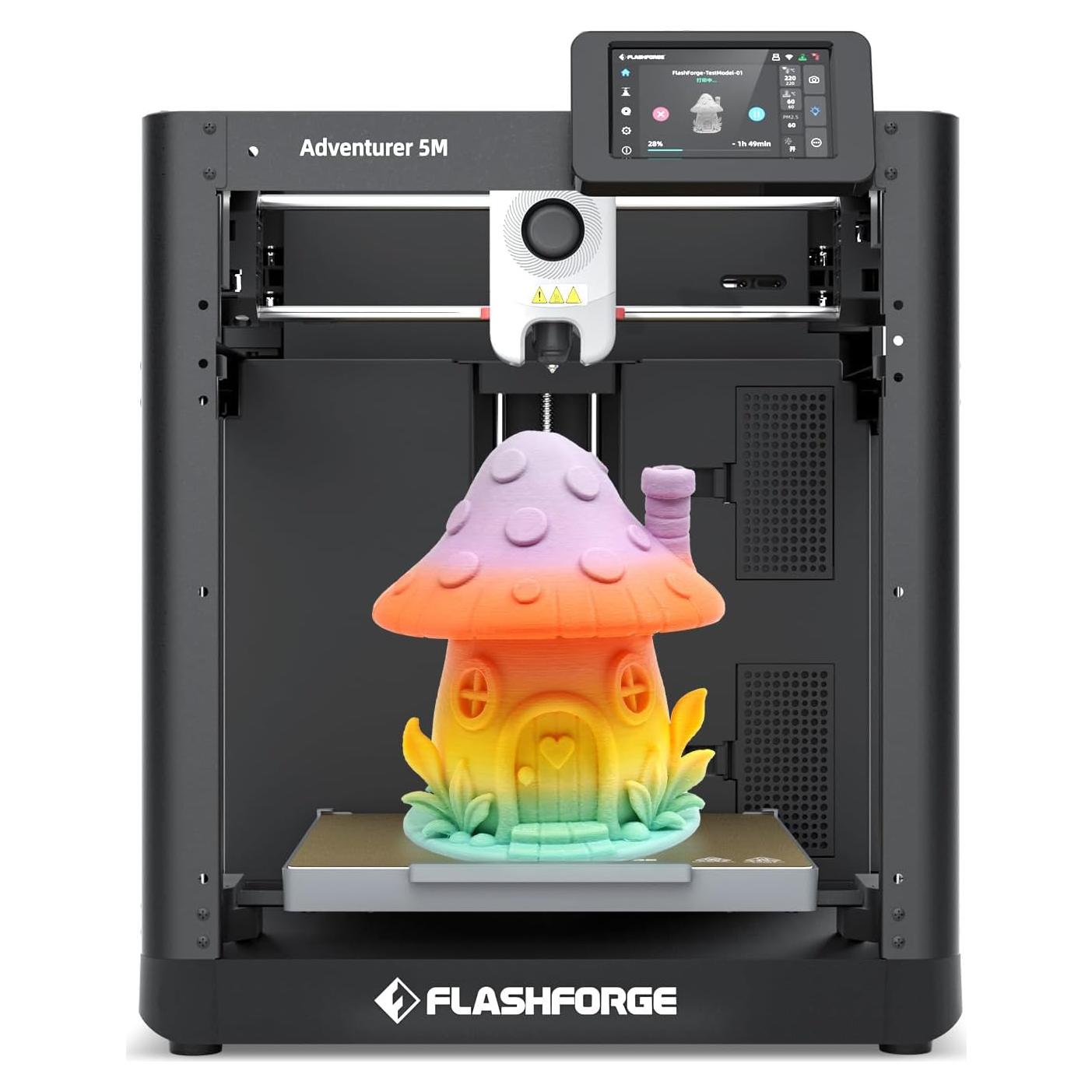 Impresora 3D FLASHFORGE Adventurer 5M 220x220x220mm Alta Velocidad
