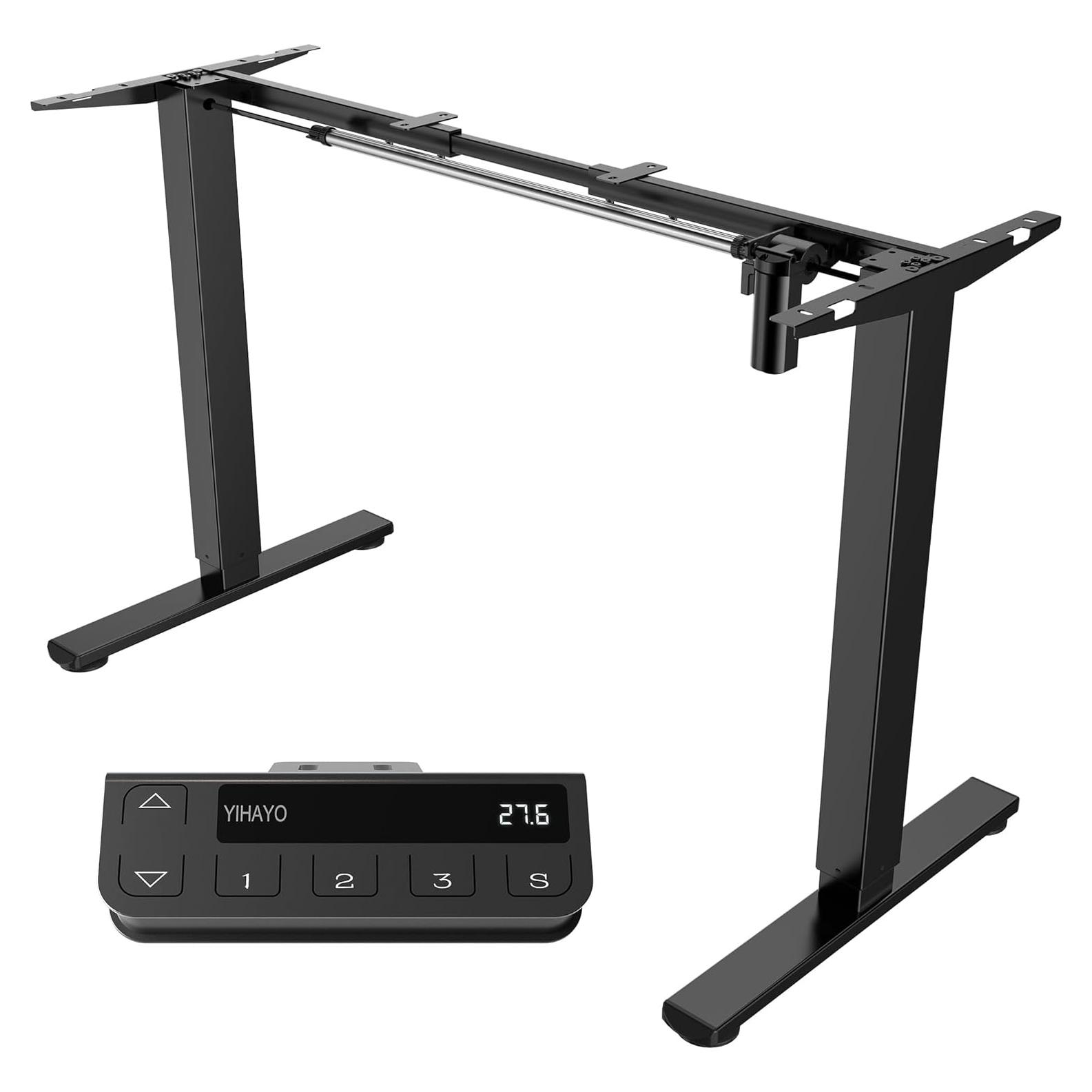 Marco de Escritorio de Pie YIHAYO Ajustable Negro 70-115 cm