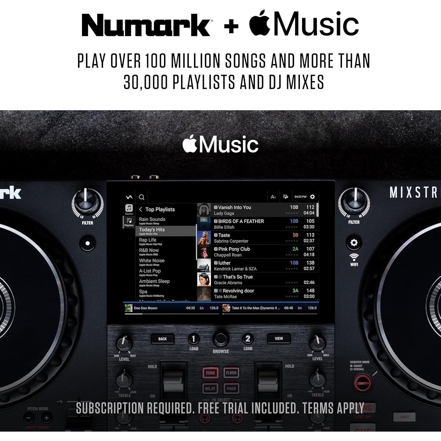 Controlador DJ Numark Mixstream Pro+ 2 decks con altavoces