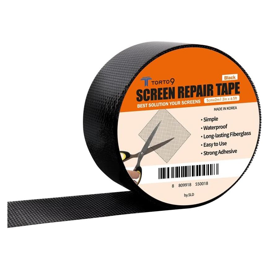 Cinta de Reparación de Pantallas TORTO9 5.08 cm x 1.98 m Negra