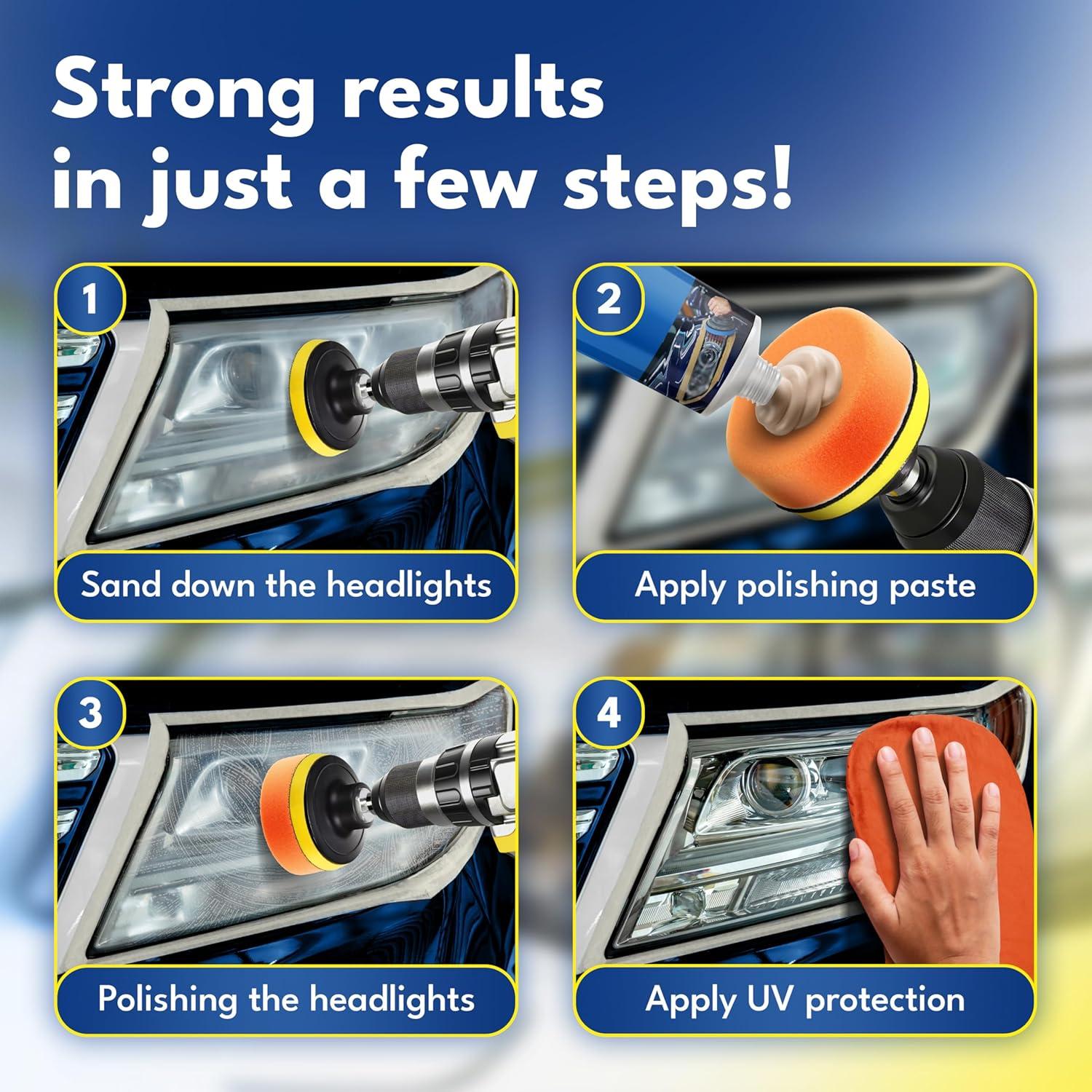 Kit de Restauración de Faros ATG - Universal para Coche