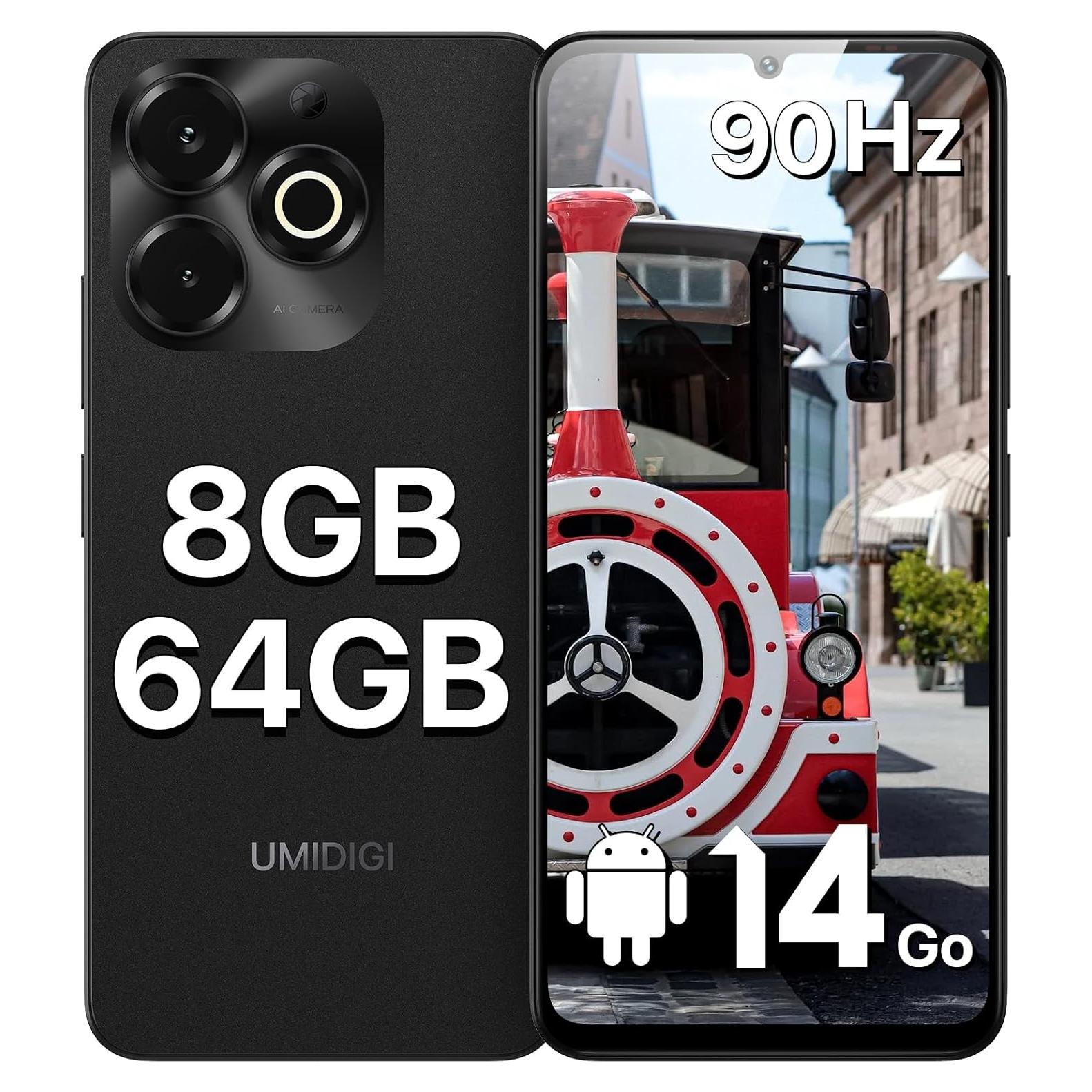 UMIDIGI G9X Teléfono Celular Desbloqueado 6.75" 90Hz 4G