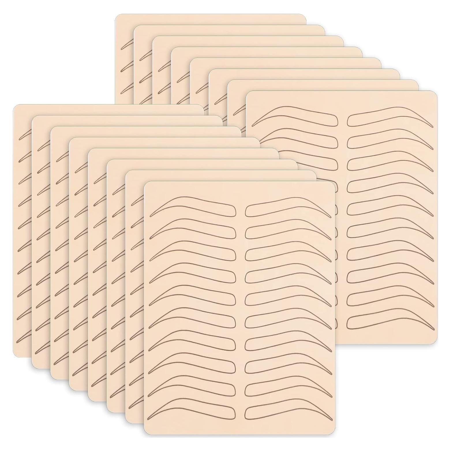 Kit de Práctica Microblading Maitys 16 Piezas Silicona Negra