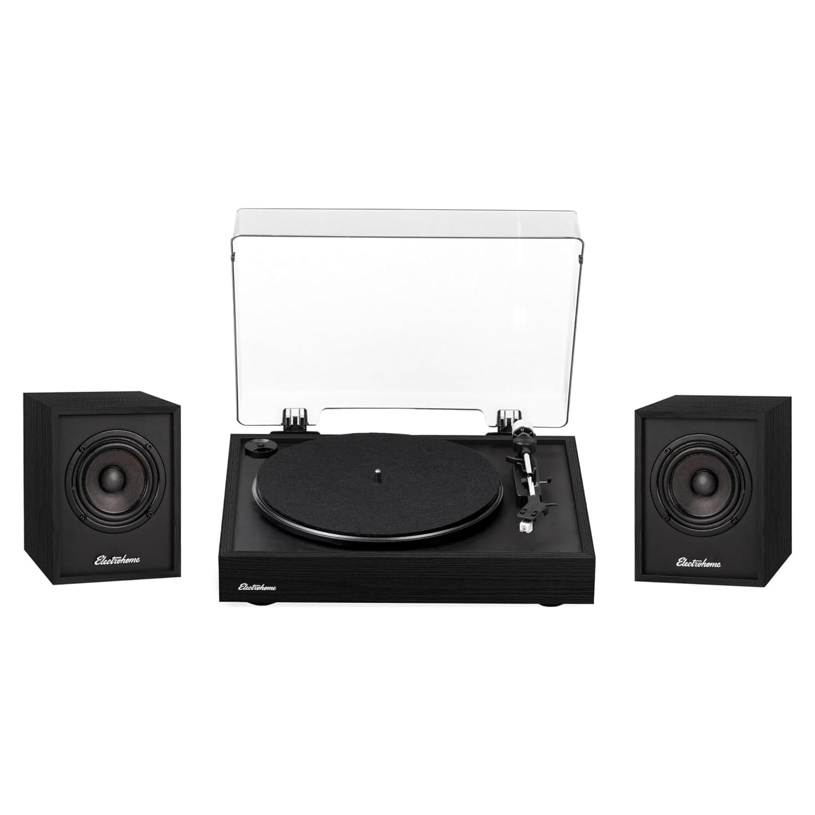 Reproductor de Vinilo Electrohome RR35 con Altavoces Bluetooth
