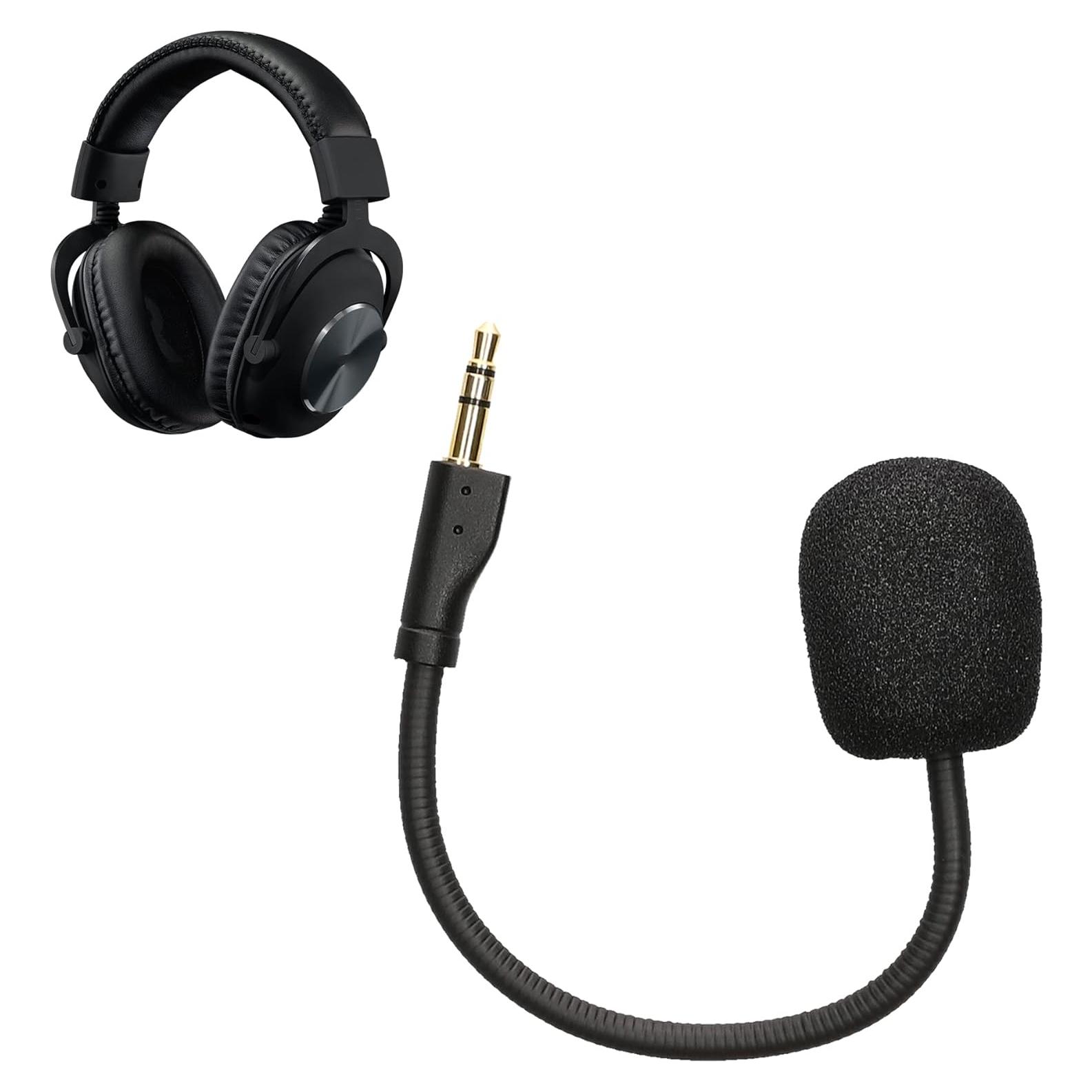 Micrófono de Reemplazo kwmobile para Auriculares Logitech G Pro X - Negro