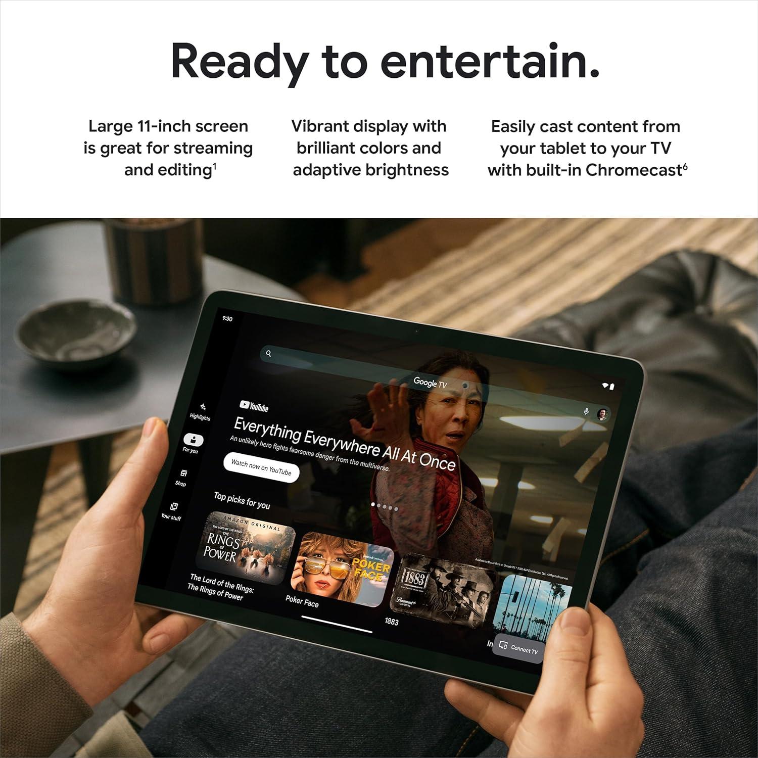 Google Pixel Tablet 11" - 256 GB - Hazel - 8 GB RAM