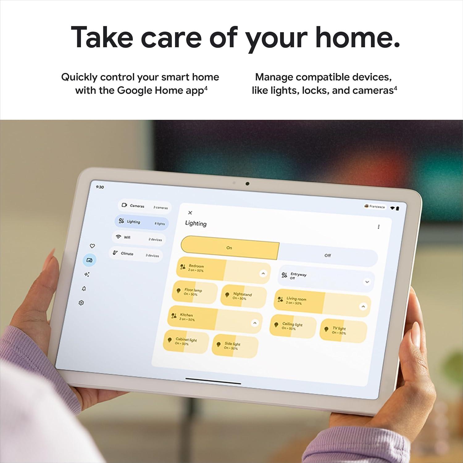 Google Pixel Tablet 11" - 256 GB - Hazel - 8 GB RAM