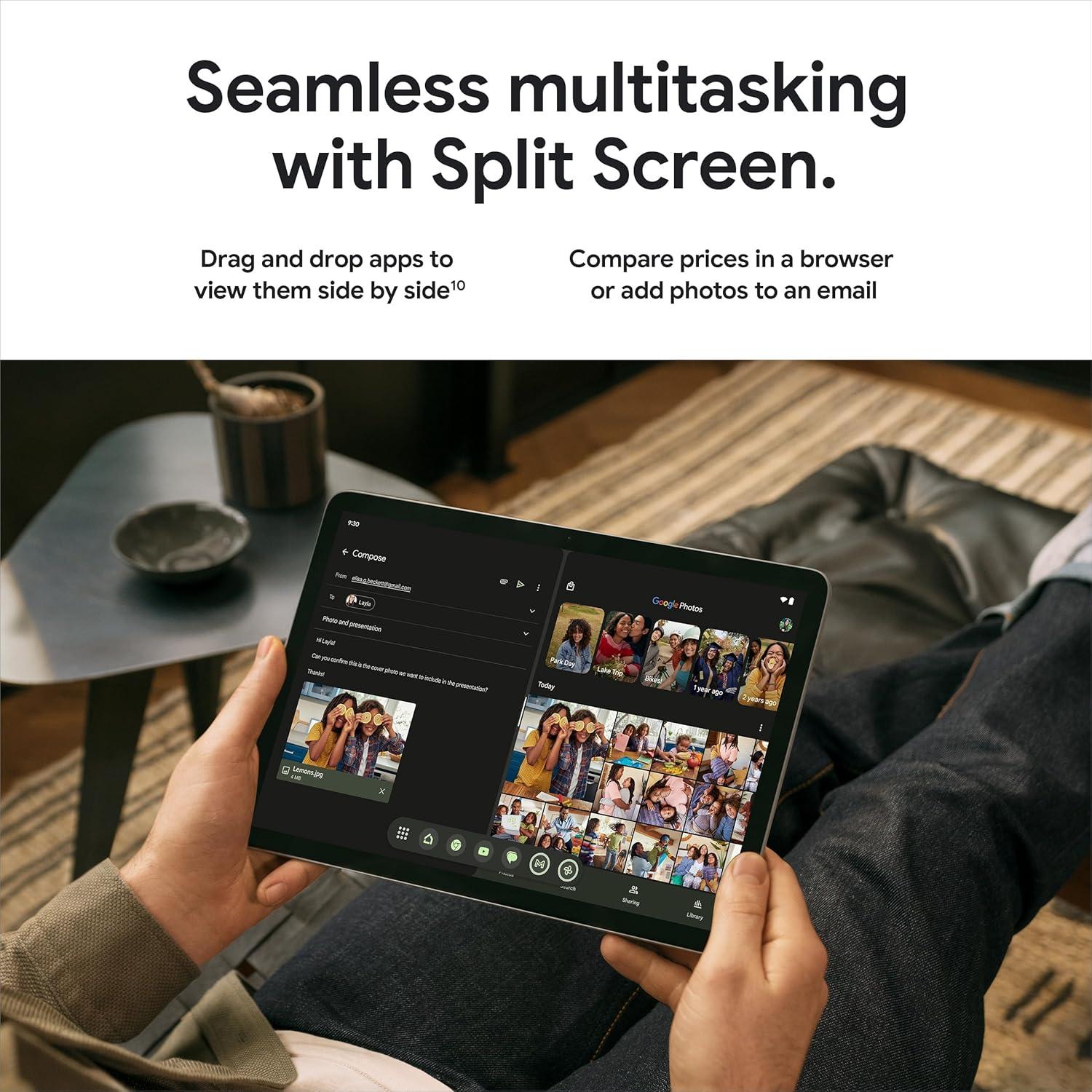 Google Pixel Tablet 11" - 256 GB - Hazel - 8 GB RAM