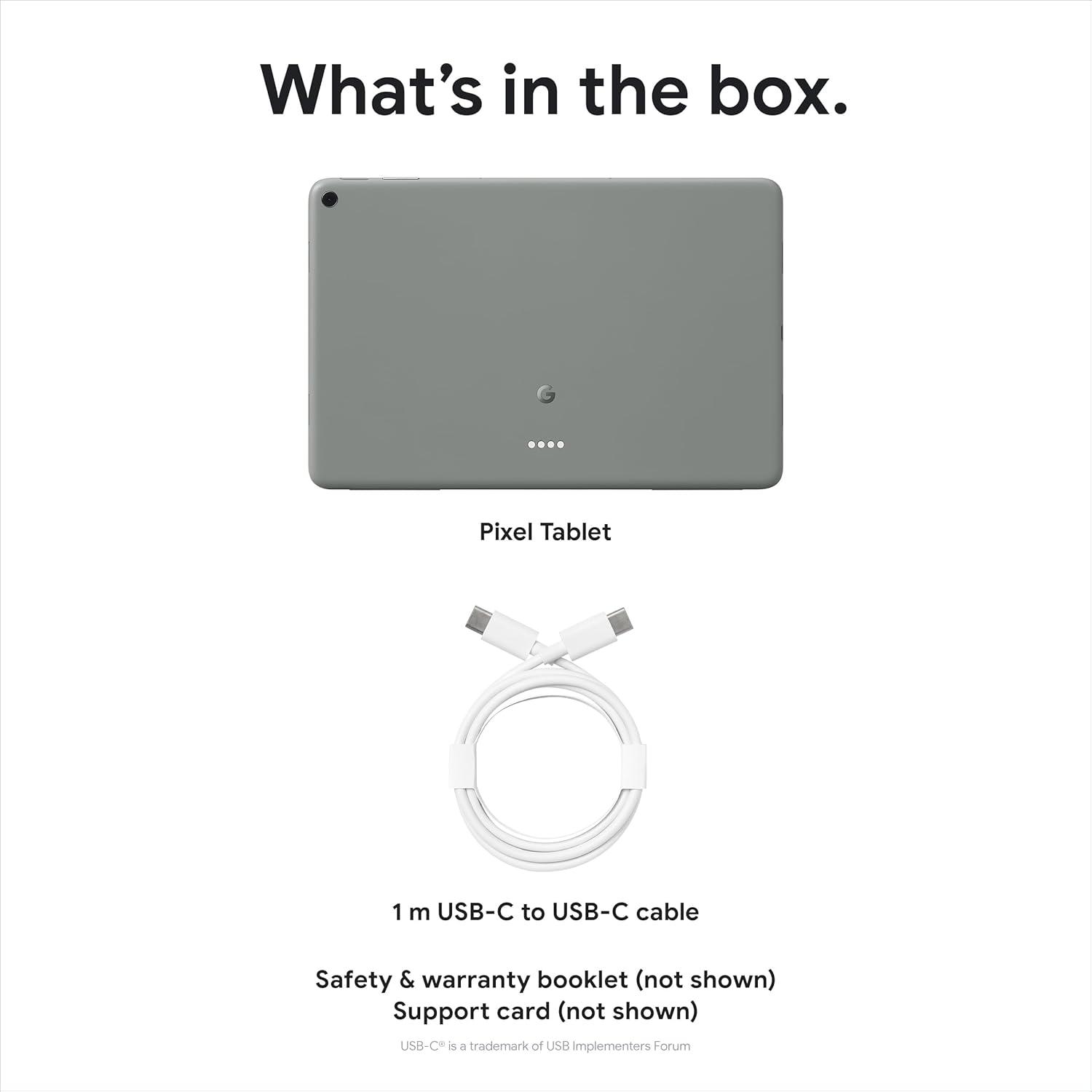 Google Pixel Tablet 11" - 256 GB - Hazel - 8 GB RAM