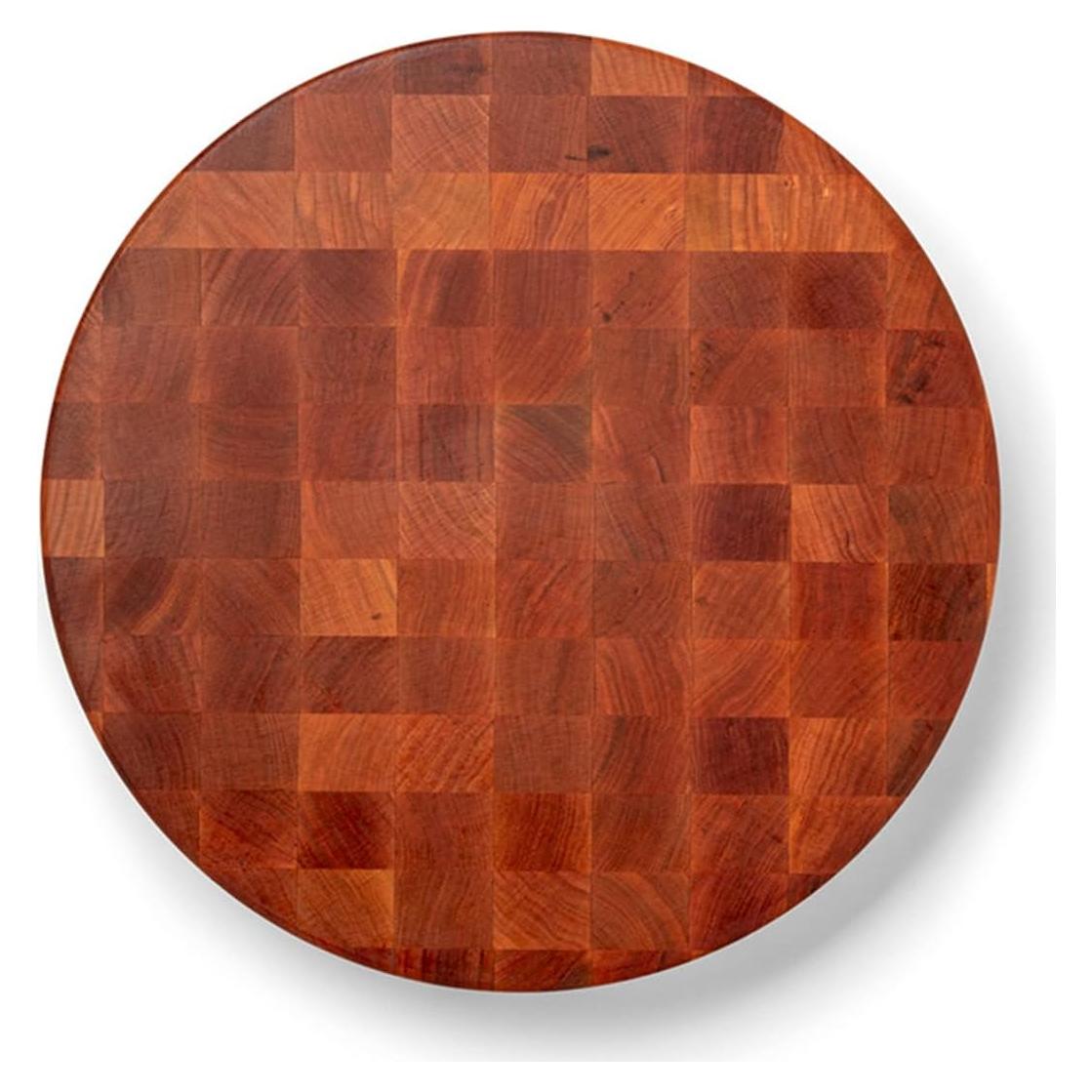 Tabla de Cortar Redonda John Boos Cereza 45.72cm Grosor 7.62cm