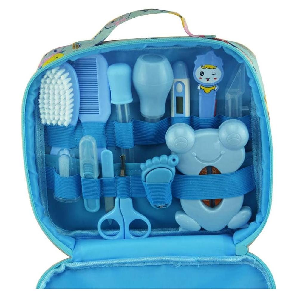 Kit de Aseo para Bebés Zelin 13 Piezas Rosa y Azul