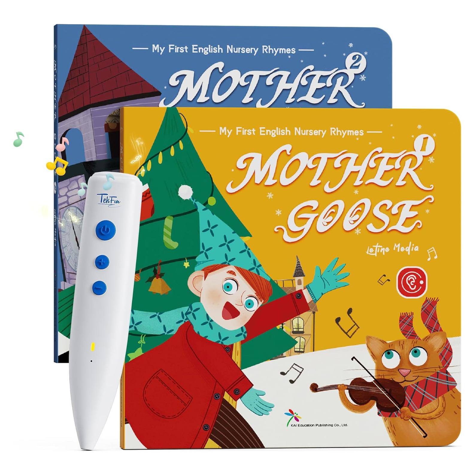 Conjunto de Libros con Lápiz Hablante TEKFUN - Rimas Infantiles