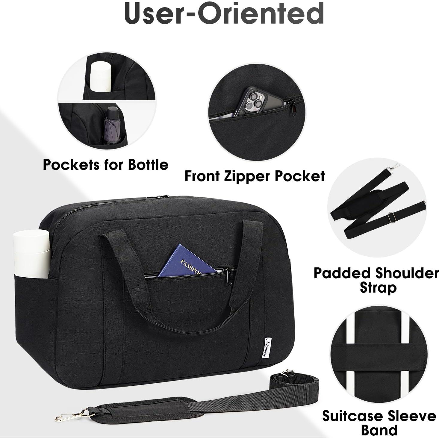 Bolsa de mano Narwey 44x19x30 cm para viaje y gimnasio