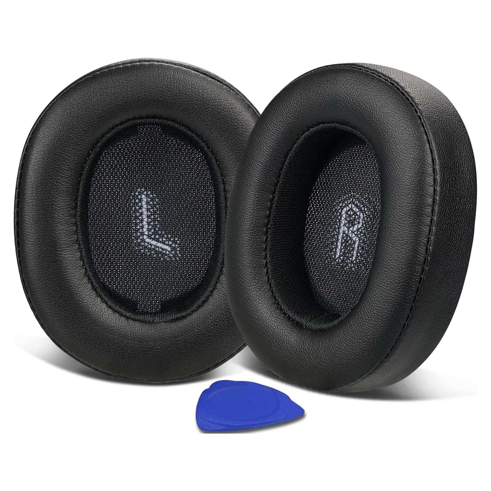 Almohadillas de Repuesto SOULWIT para Auriculares JBL E55BT - Negro