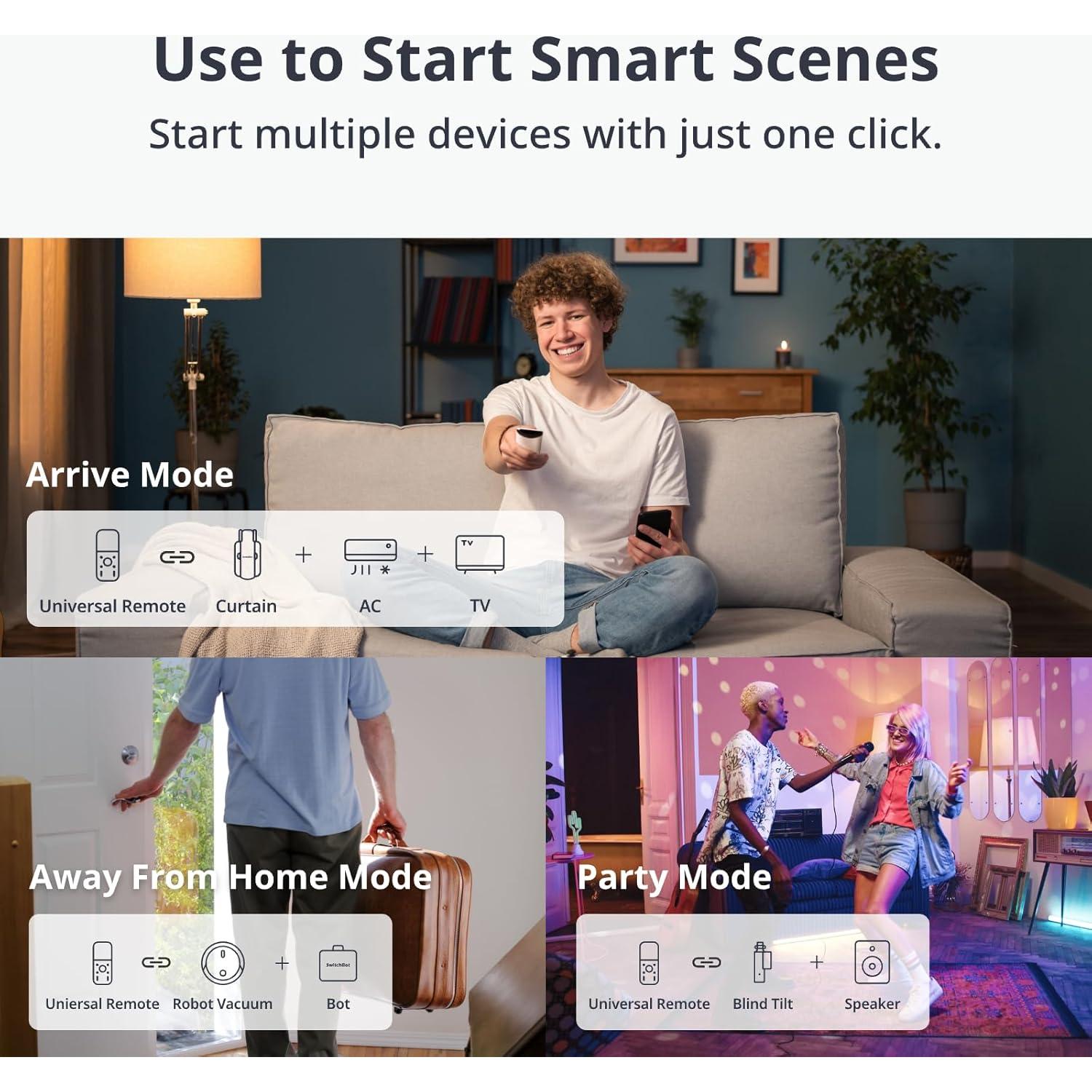 Control Remoto Universal SwitchBot con Hub Mini, 25 Dispositivos