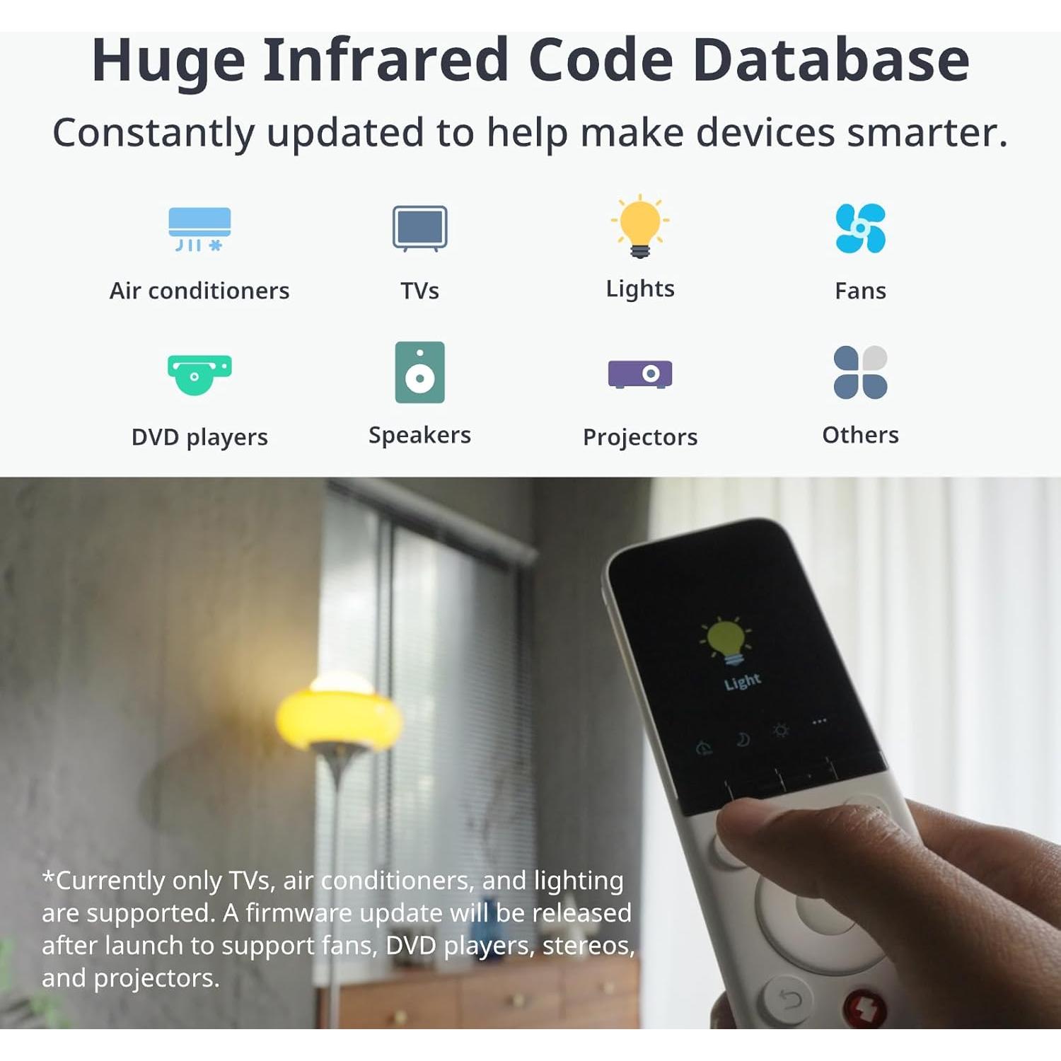 Control Remoto Universal SwitchBot con Hub Mini, 25 Dispositivos