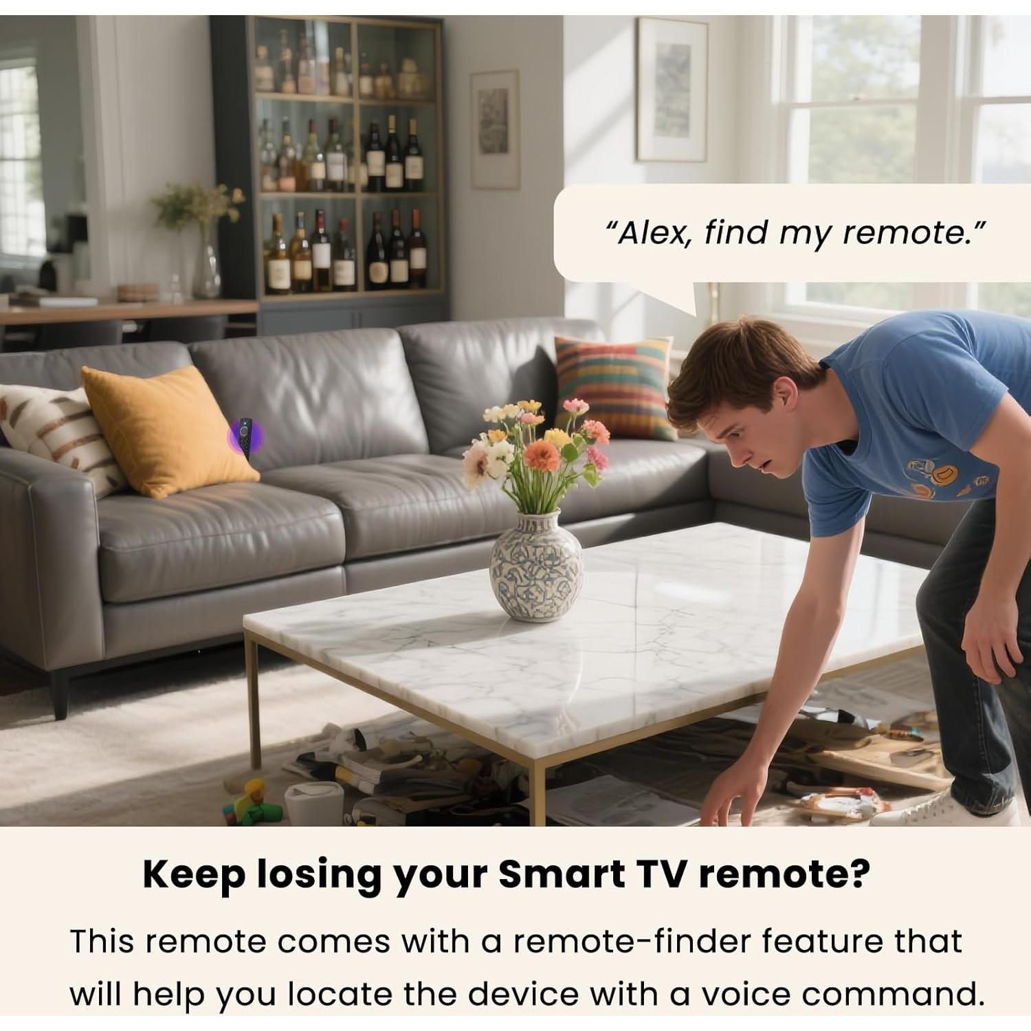 Control Remoto de Voz OROSAUR G25N8L Retroiluminado para TV