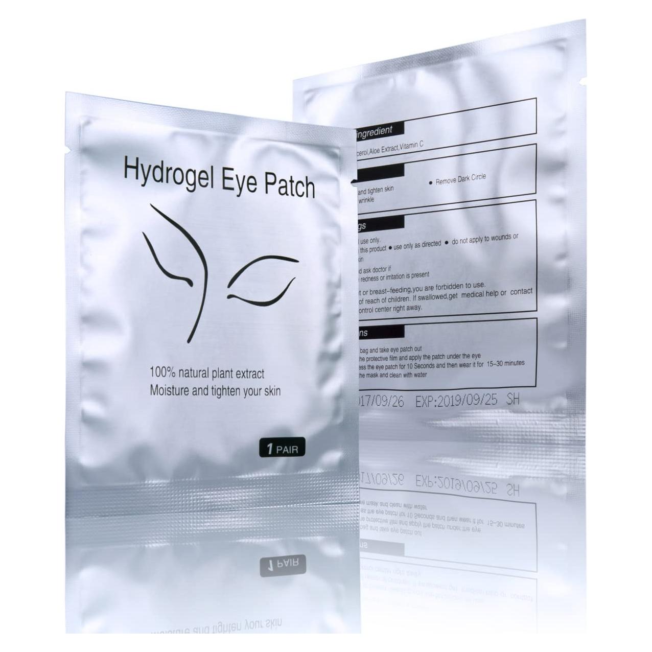 100 Pares Parche de Gel para Ojos V world - Hidratante y Cómodo