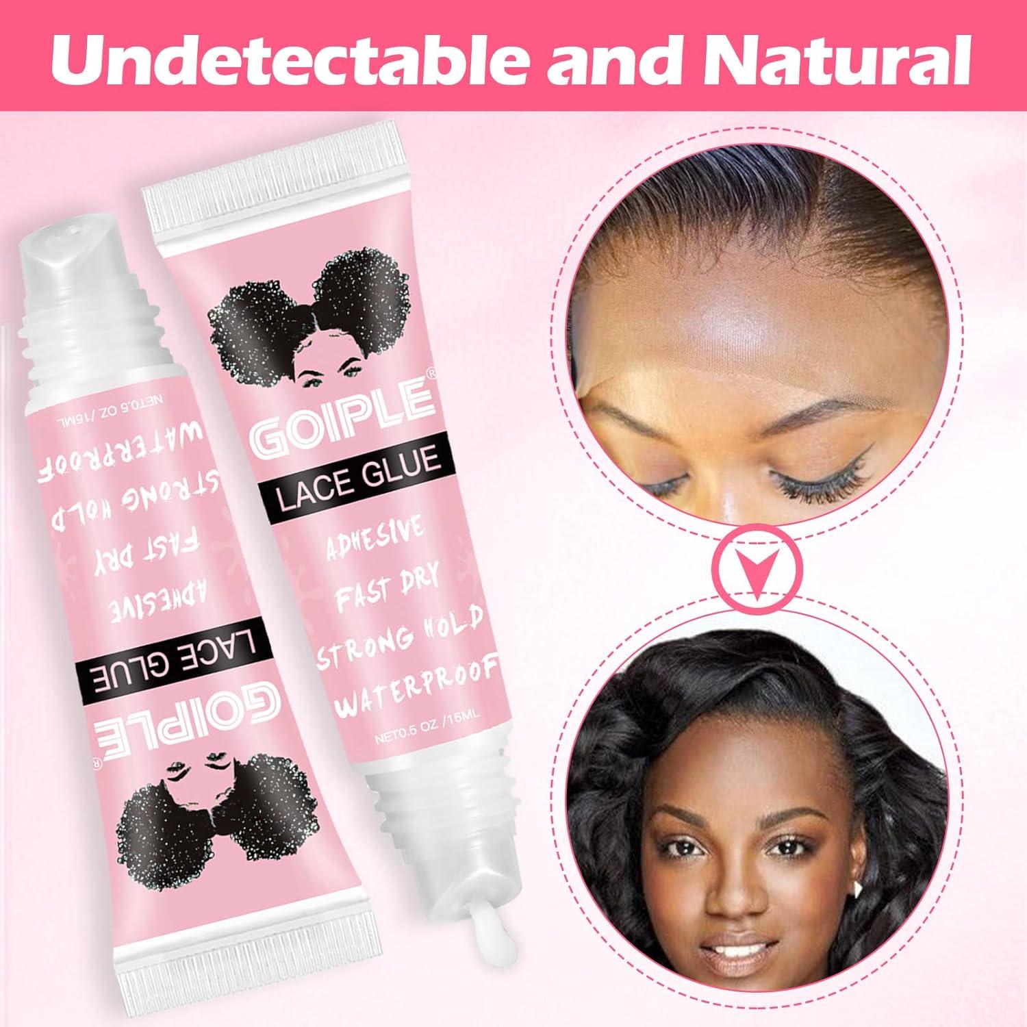 Pegamento para Pelucas de Encaje Frontal GOIPLE CARE 4PCS 14g