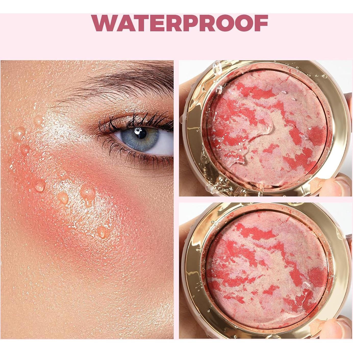 Rubor Horneado Brillante Pudaier 40g - Acabado Natural Vegano