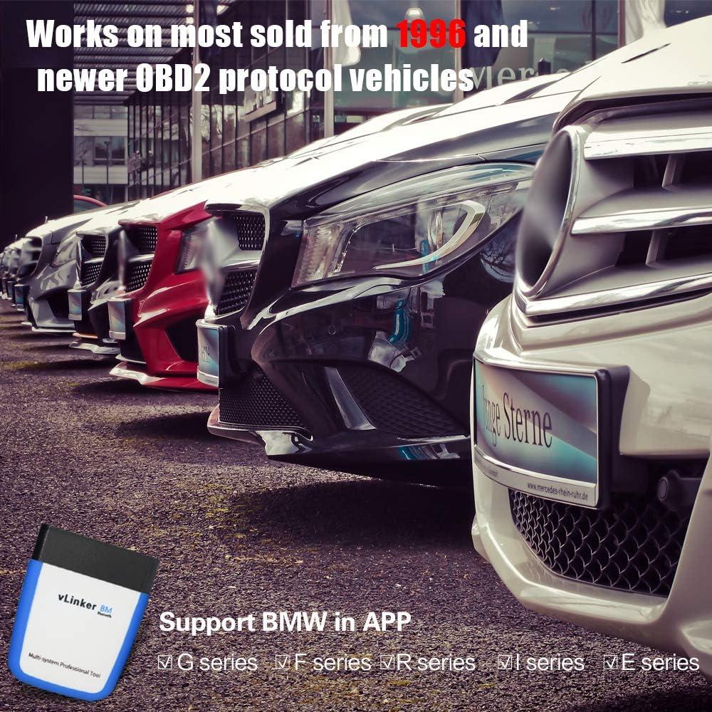 Lector de Códigos OBD2 Bluetooth Vgate vLinker BM para Android y Windows