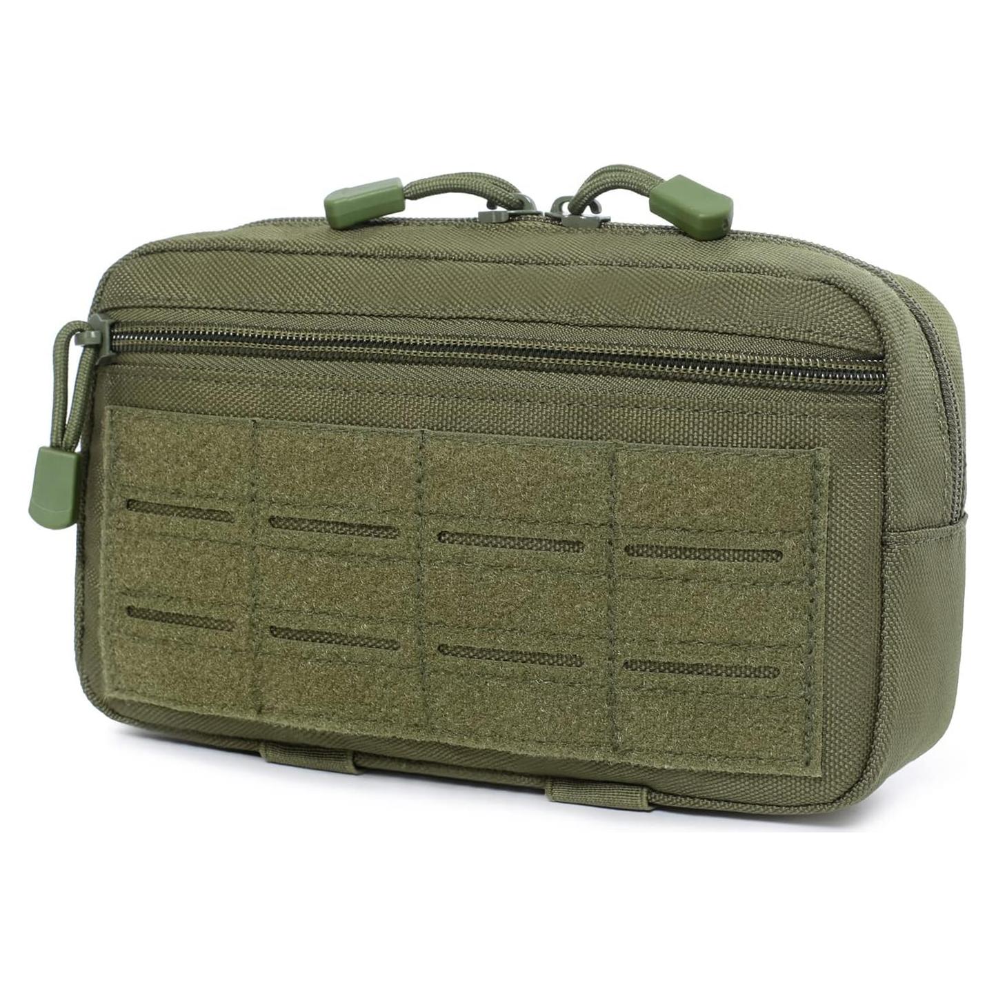 Bolsa Administrativa Molle Táctica Atwilltap Verde 22x13cm