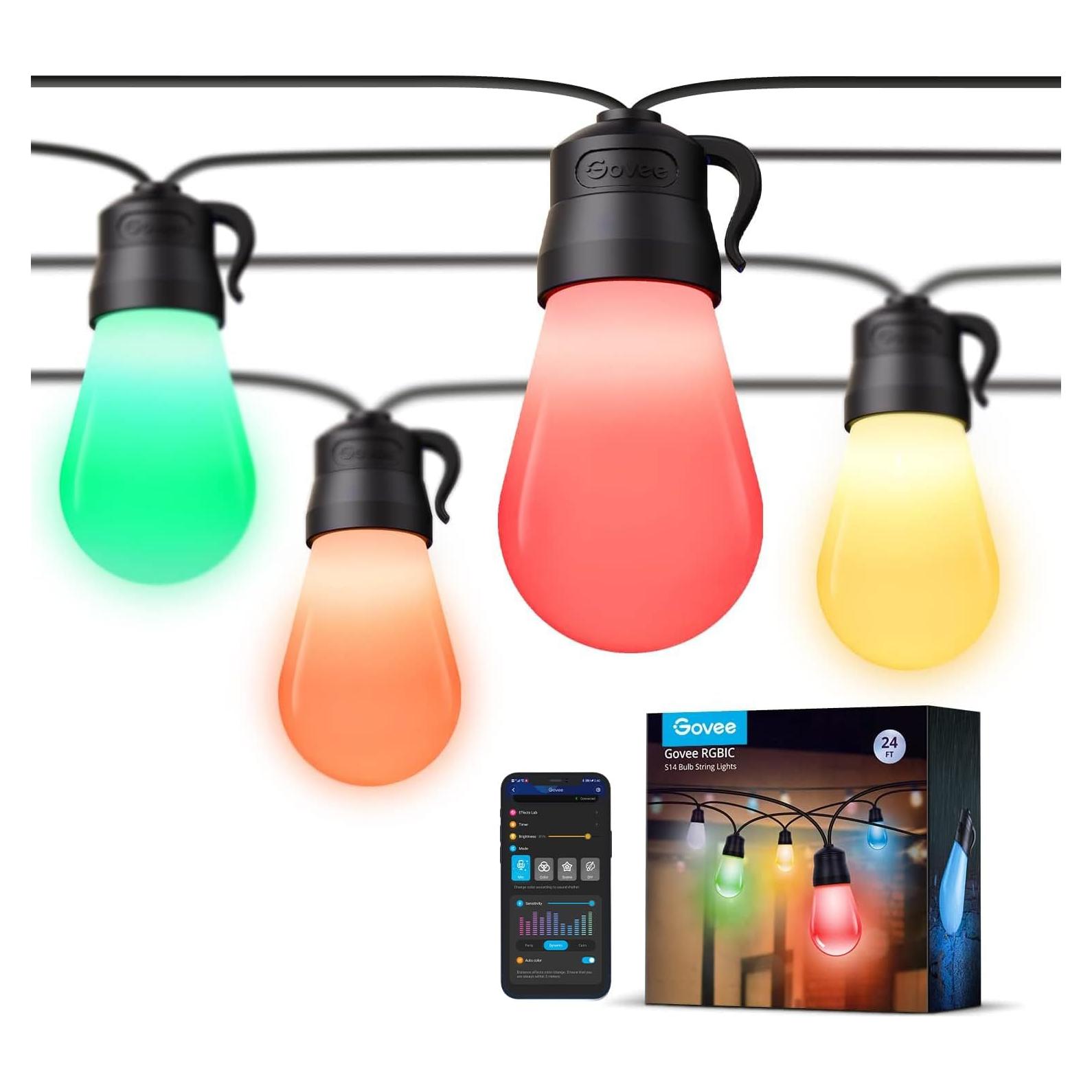 Luces de Cadena Inteligentes Govee H7029 7.32m RGBIC IP65