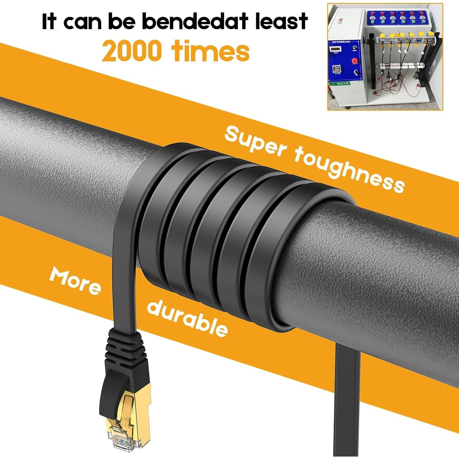 Cable Ethernet Ercielook CAT8 0.91 m Alta Velocidad S/FTP