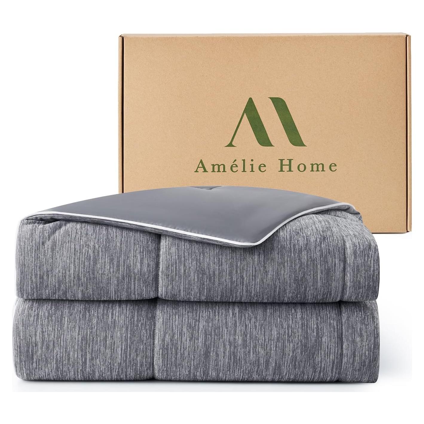 Colcha de Enfriamiento Amélie Home Individual Gris 172.7x228.6cm