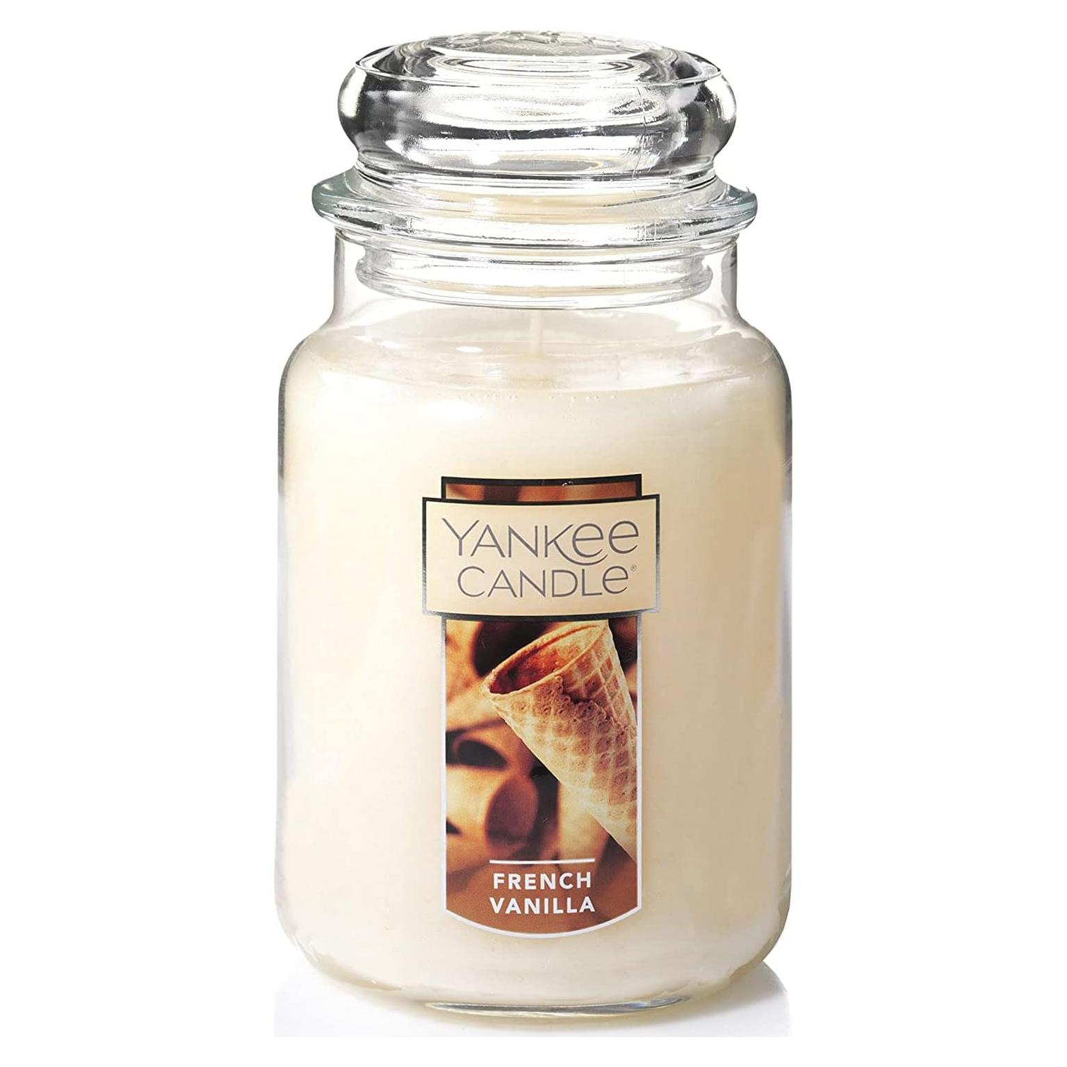 Vela Aromática Yankee Candle Vainilla Francesa 622g Tarro Grande