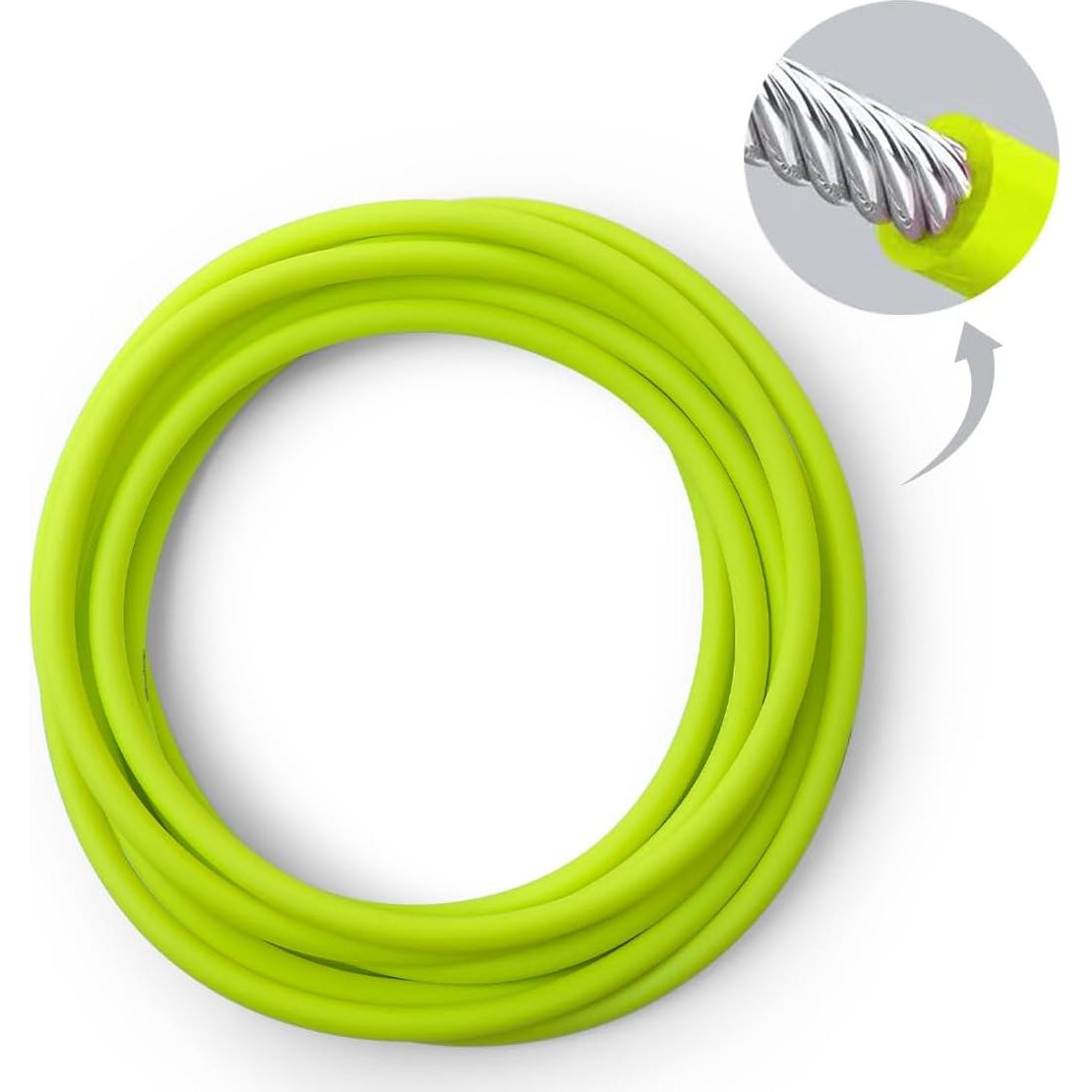 Cable de salto Hererope WILLGOO 2.92m PVC 6mm para fitness