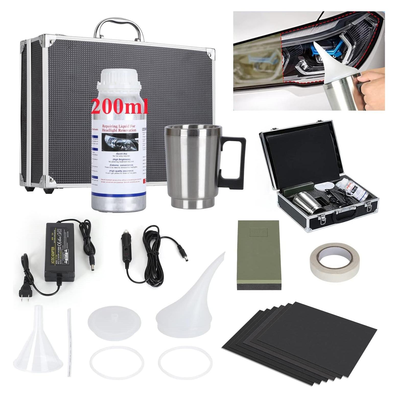 Kit de Reparación de Faros ROYWOO 200ml - Restauración y Pulido