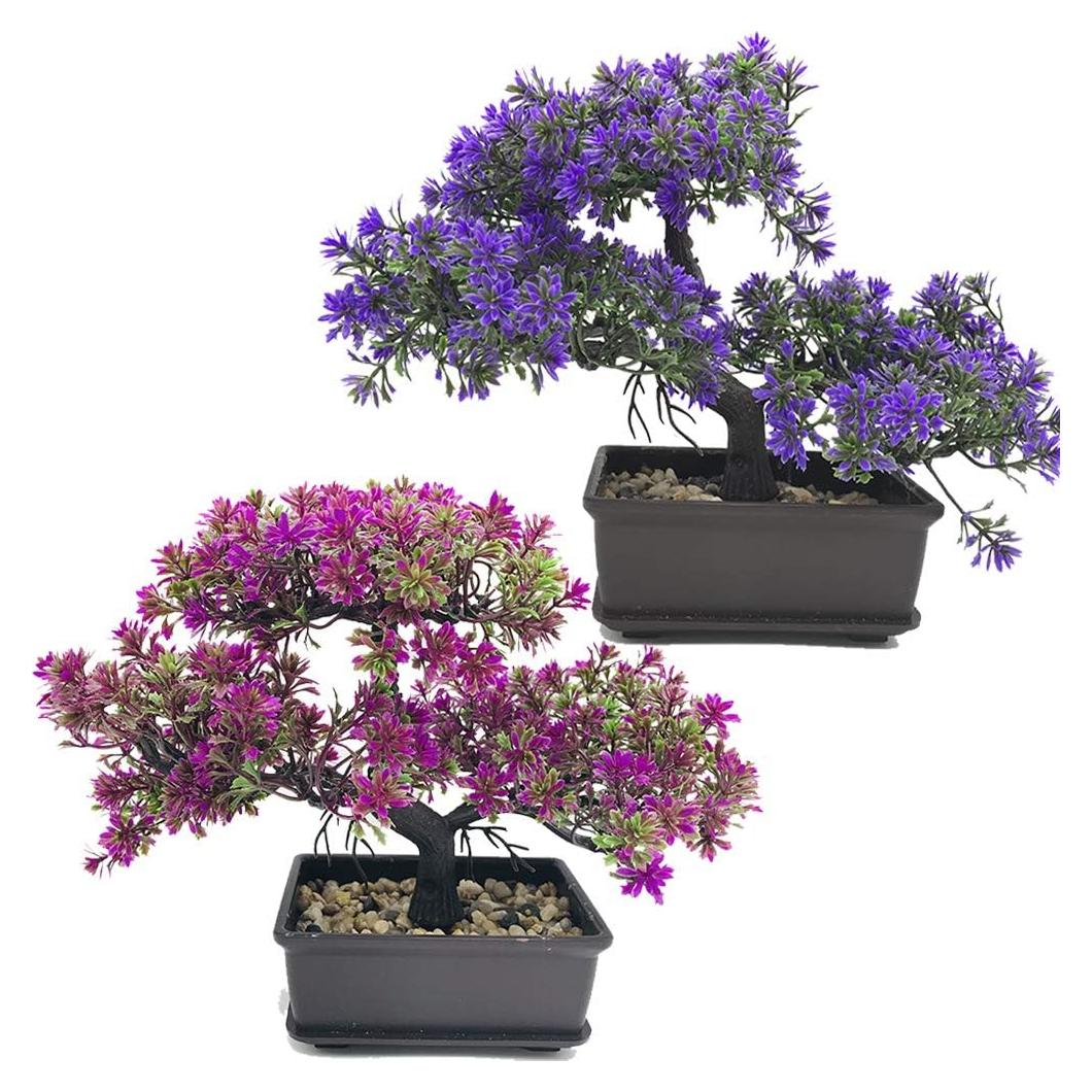 Árbol Bonsái Artificial Fycooler en Maceta 25.4x20.3 cm