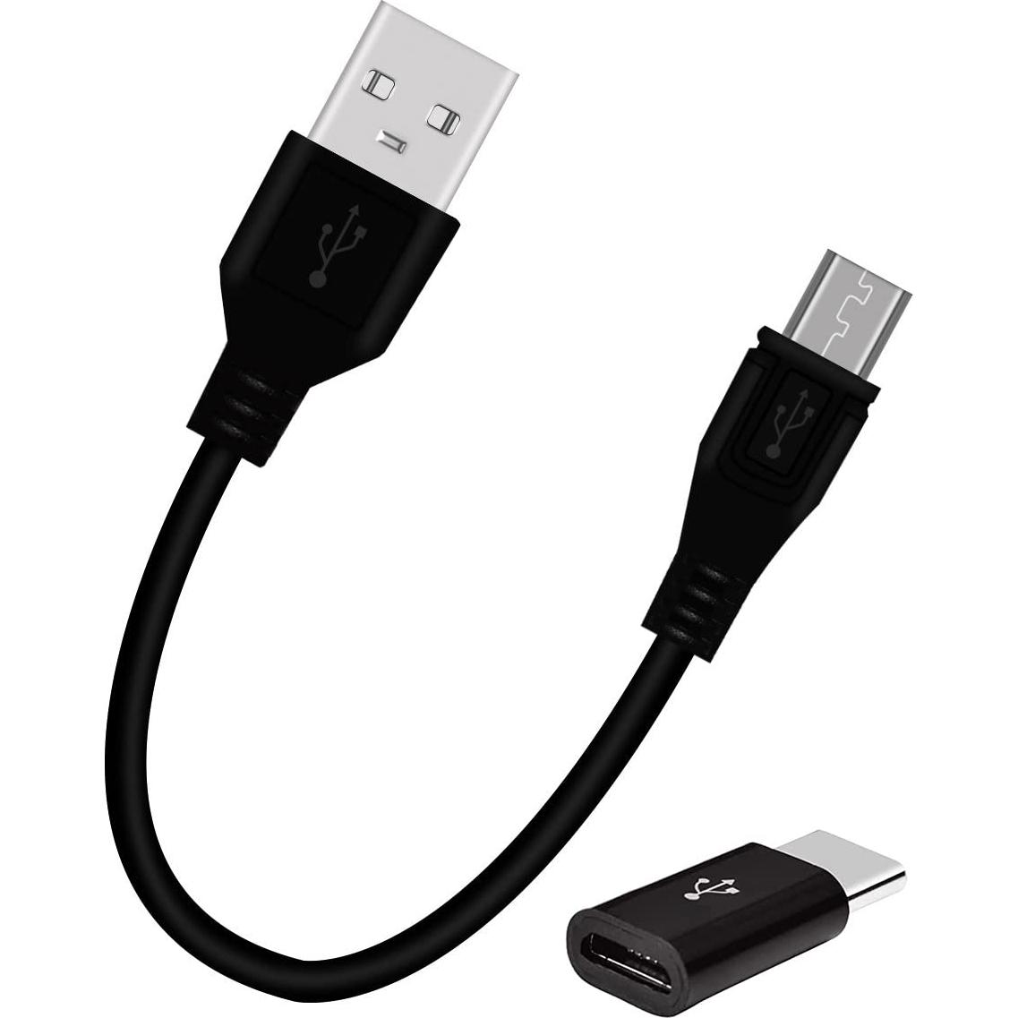 Cable de carga USB a Micro USB 18cm Mekoko para Bose y Beats