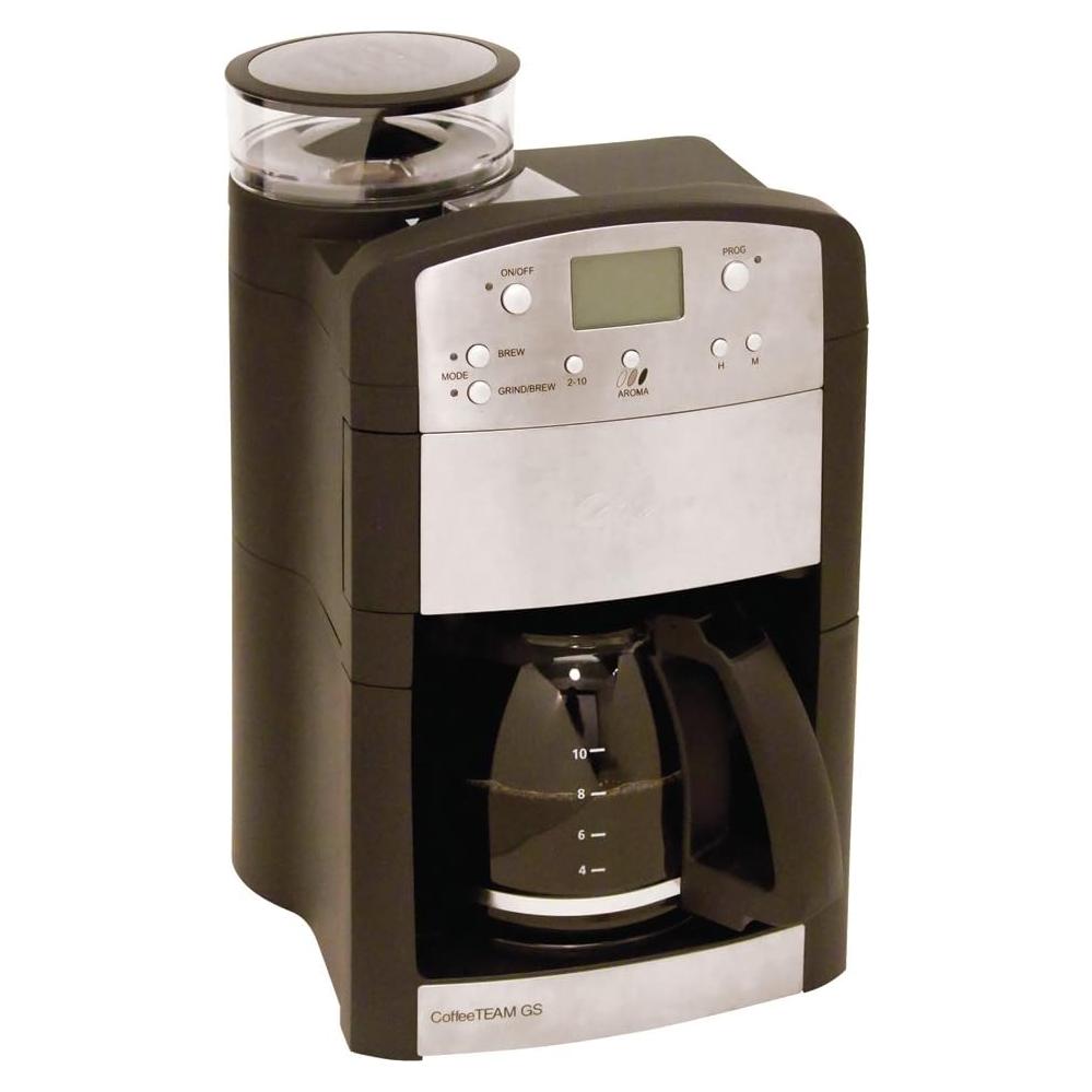 Cafetera Digital Capresso CoffeeTeam GS 10 Tazas con Molinillo