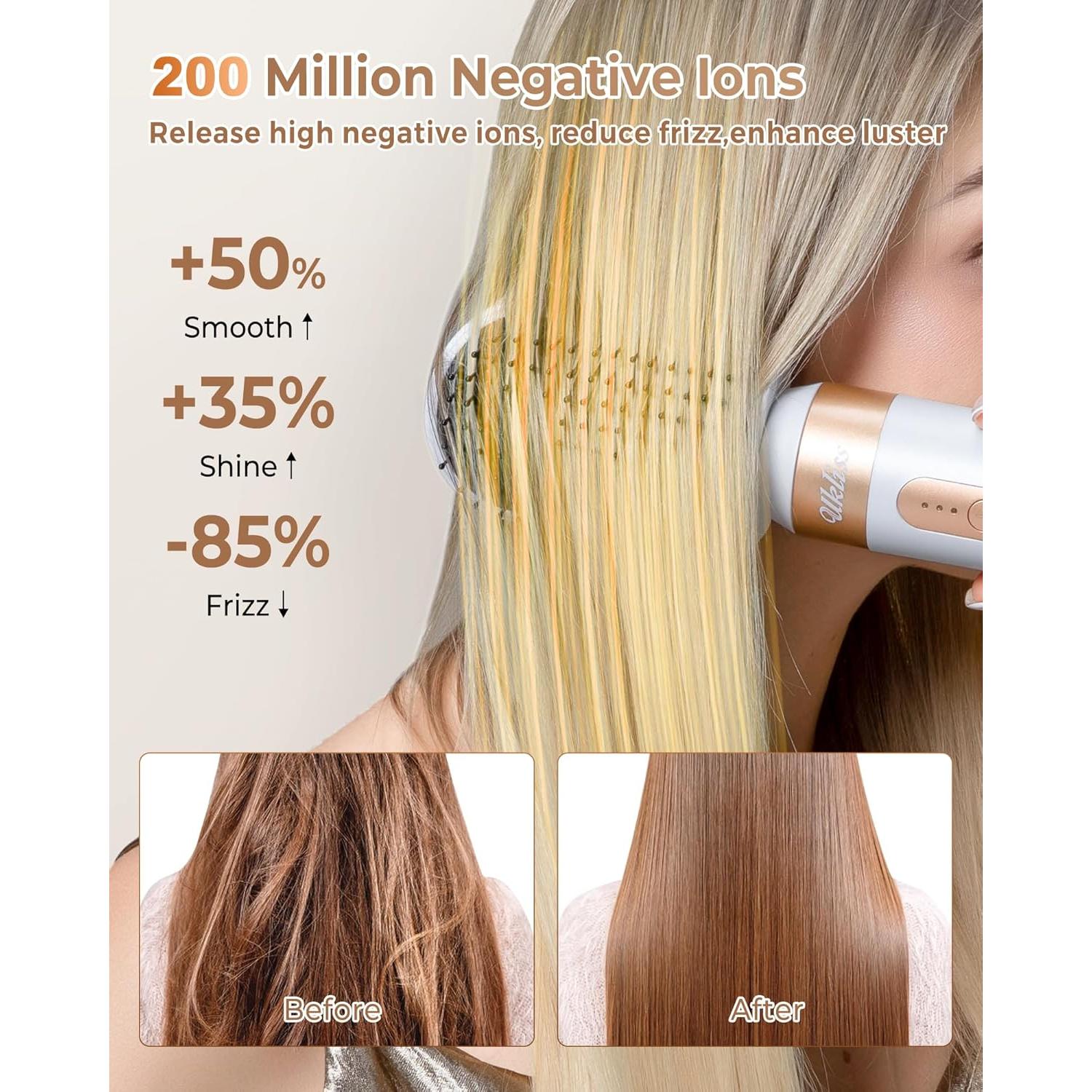 Cepillo Secador de Cabello UKLISS WT-626 7 en 1 110000 RPM