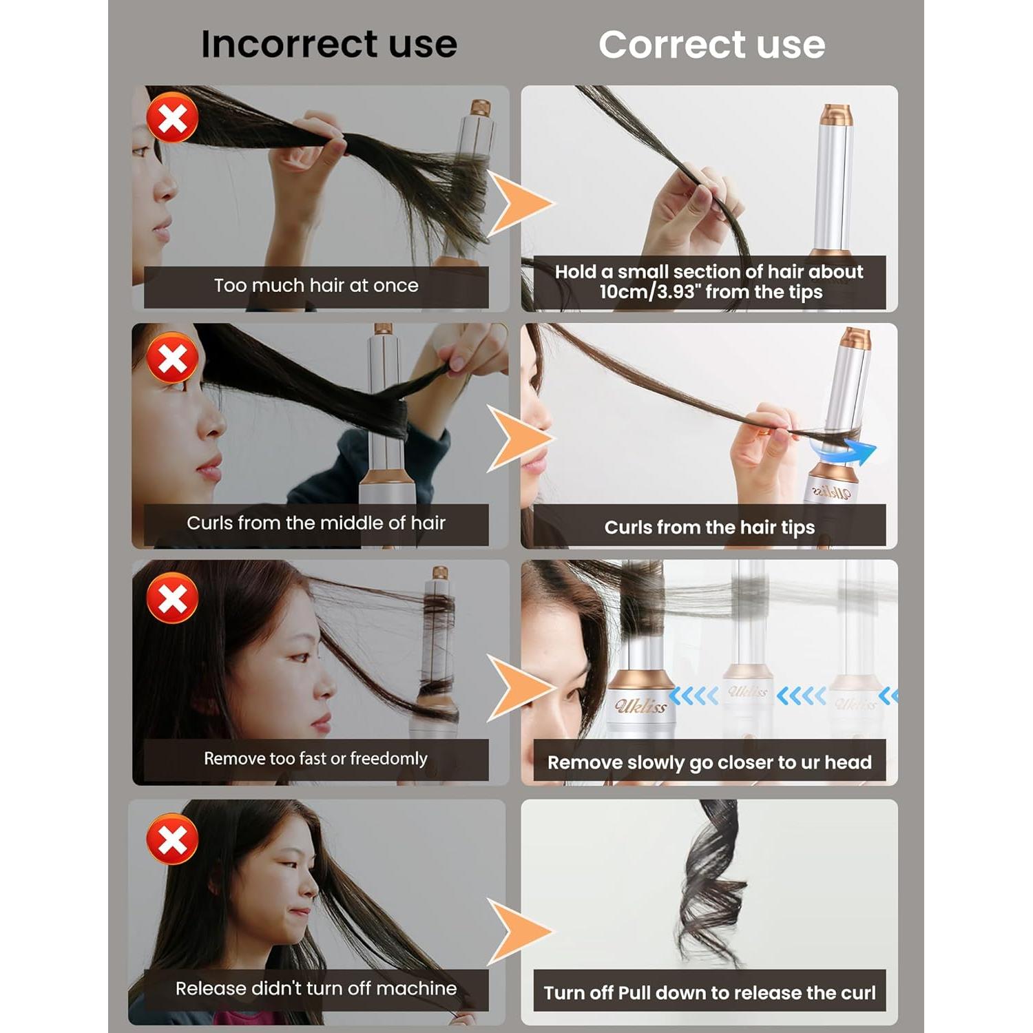 Cepillo Secador de Cabello UKLISS WT-626 7 en 1 110000 RPM