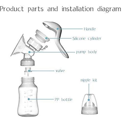 Bomba de Pecho Manual Elfzone - Silicona Ajustable 141g