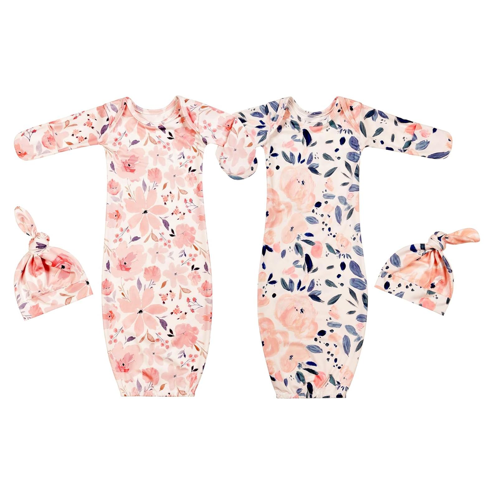 Vestido de Dormir para Bebé Giggle Angel 0-3 Meses Rosa