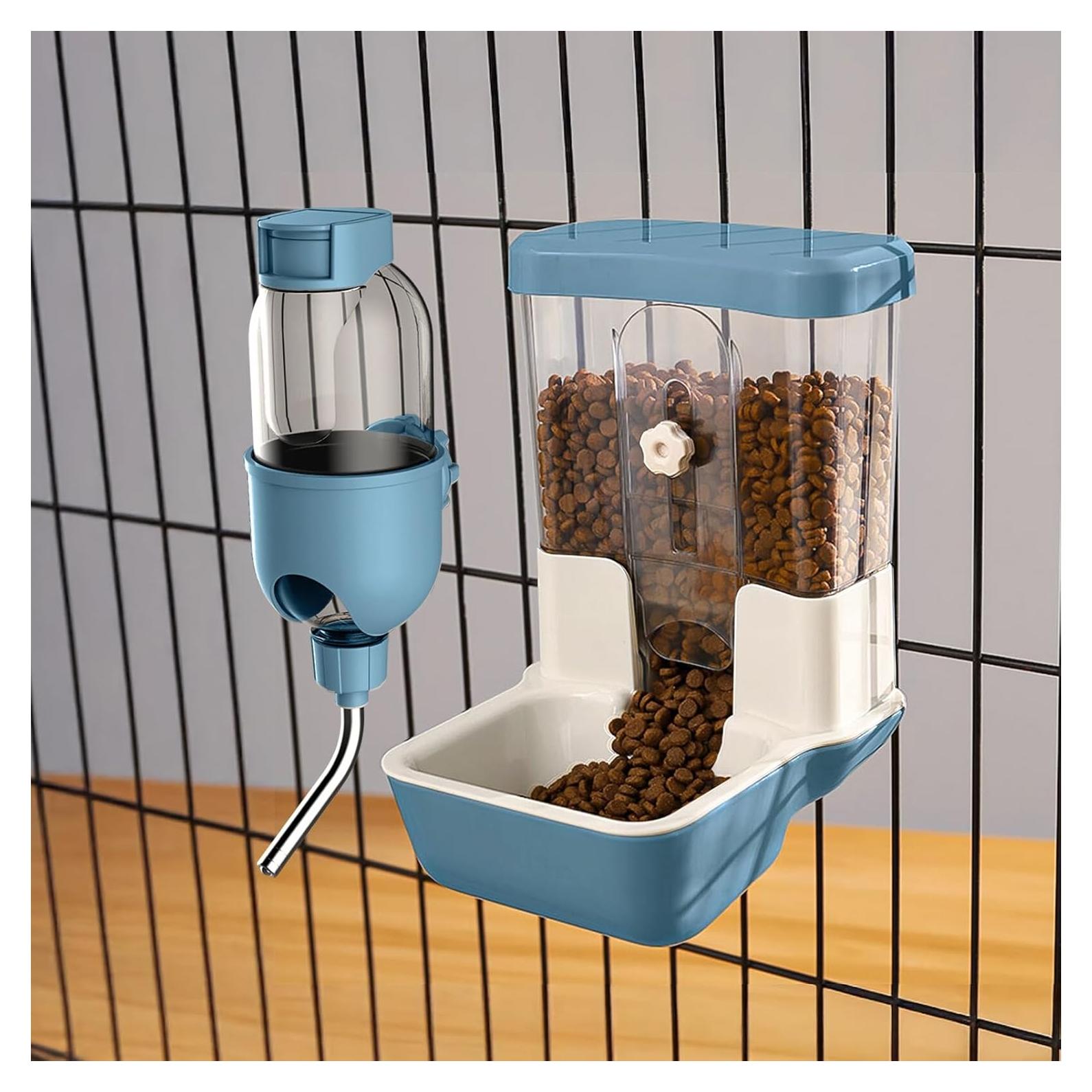 Dispensador Automático de Comida y Agua TOKAYIFE 0.8L Azul