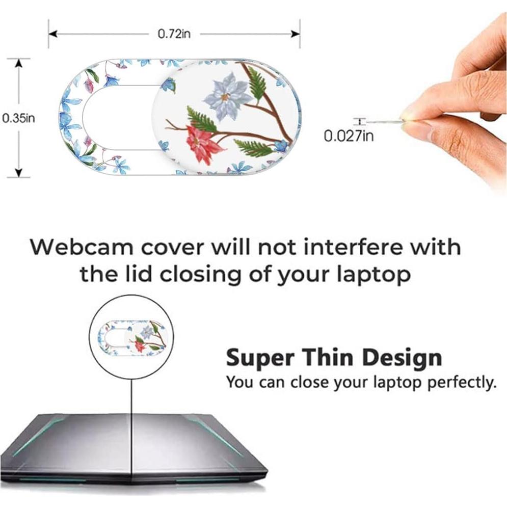 Cubierta de Cámara FadyRaye Flor 8 Paquete Ultra Fina