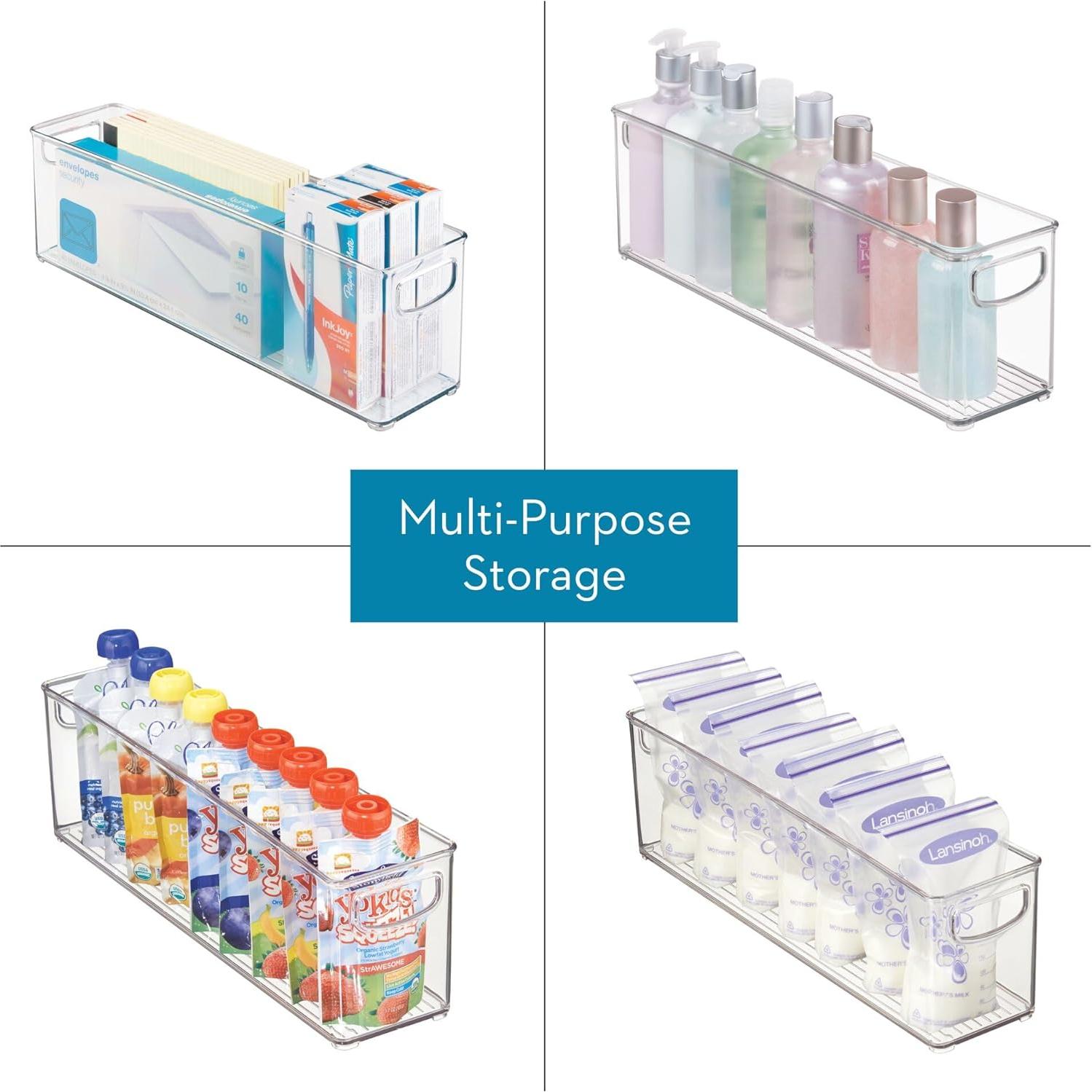 Set de 4 Contenedores Apilables iDesign para Almacenamiento