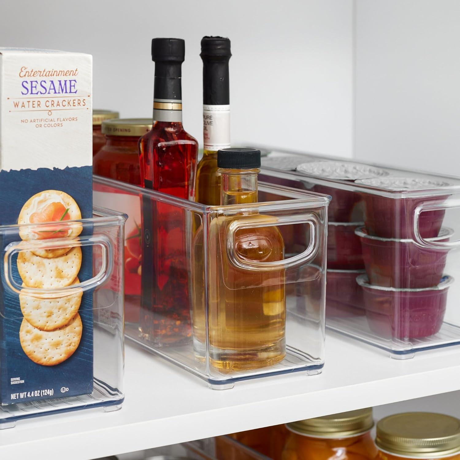 Set de 4 Contenedores Apilables iDesign para Almacenamiento