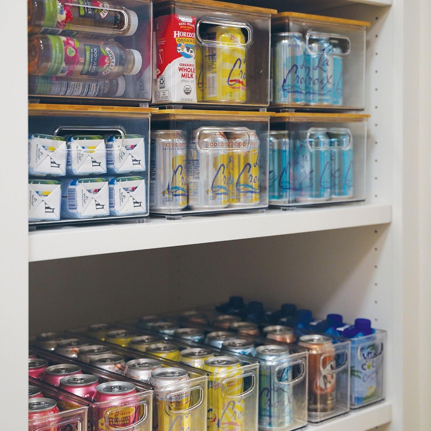 Set de 4 Contenedores Apilables iDesign para Almacenamiento