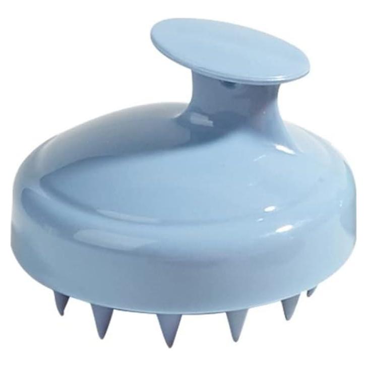 Cepillo Masajeador de Cuero Cabelludo ANIERAX Azul - Silicona Suave