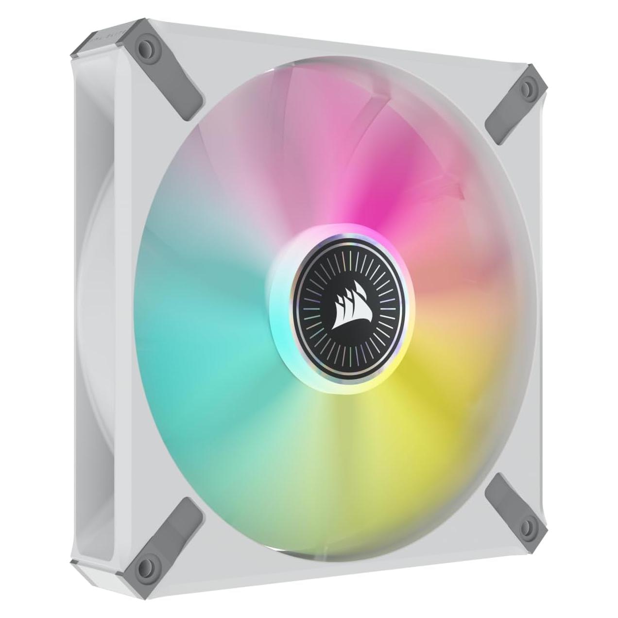 Ventilador RGB CORSAIR ML140 Elite 140mm 2 Piezas Blanco