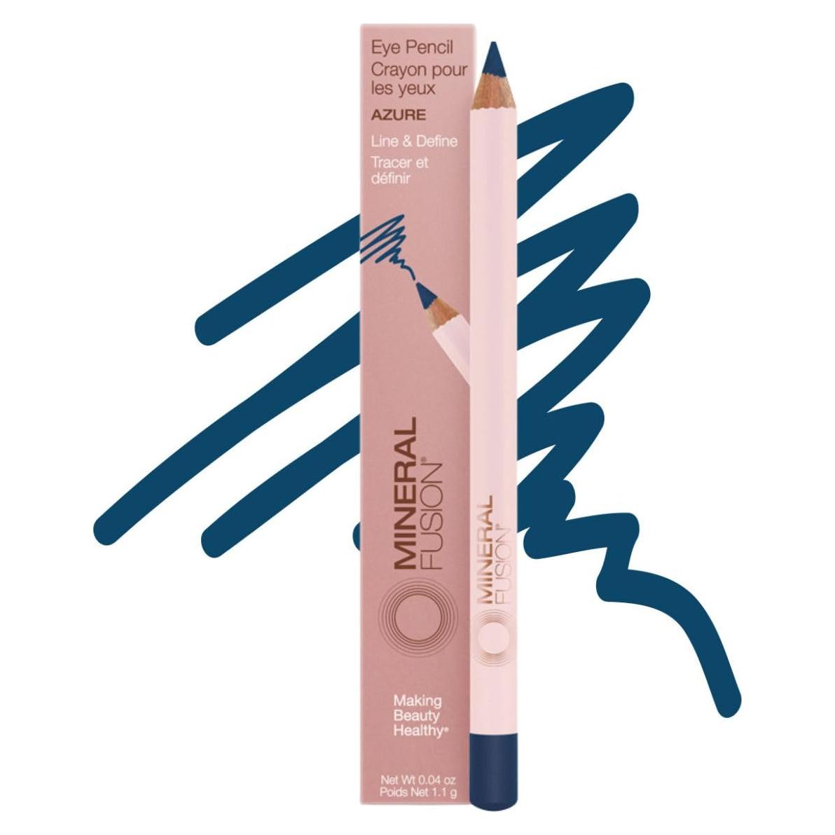 Lápiz de Ojos Mineral Fusion Azure - Delineador Suave y Hipoalergénico