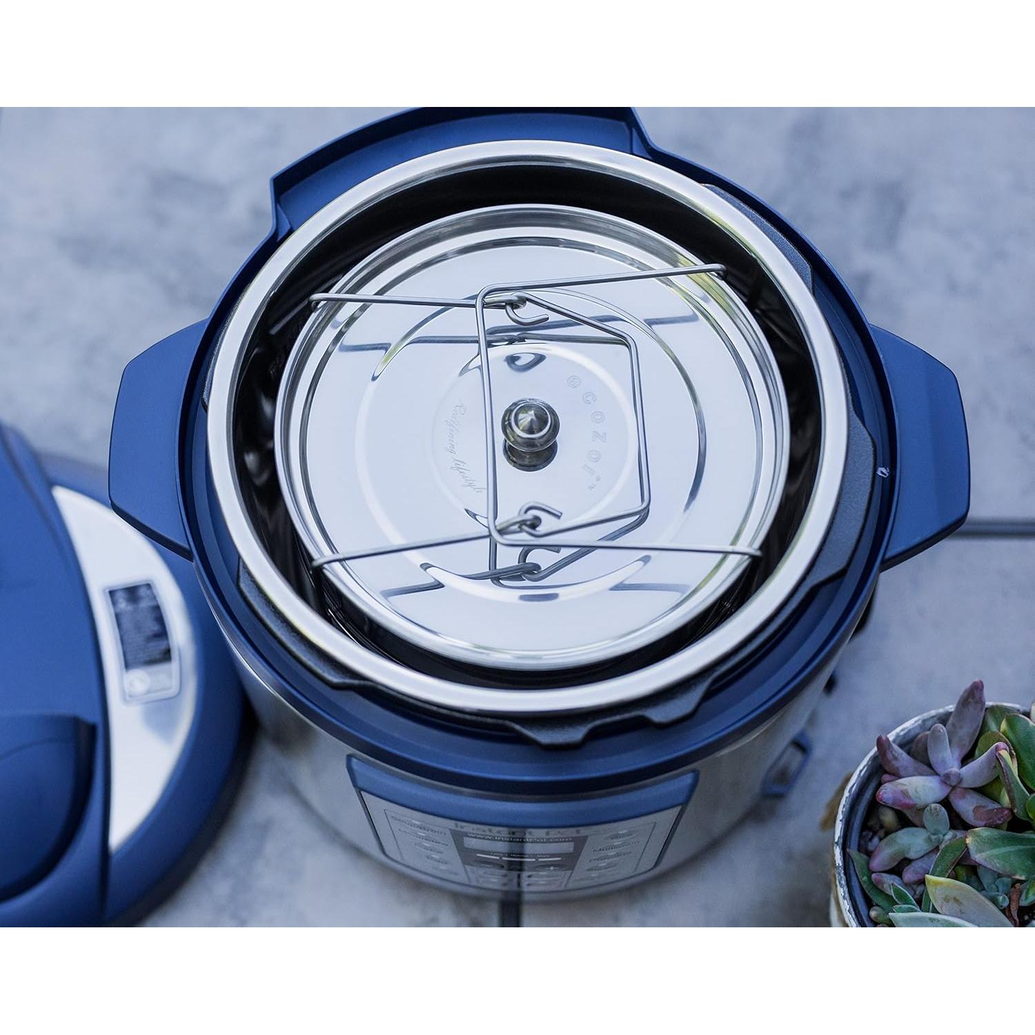 Inserto de Vapor Ecozoi 2 Niveles Acero Inoxidable 3-5 Qt