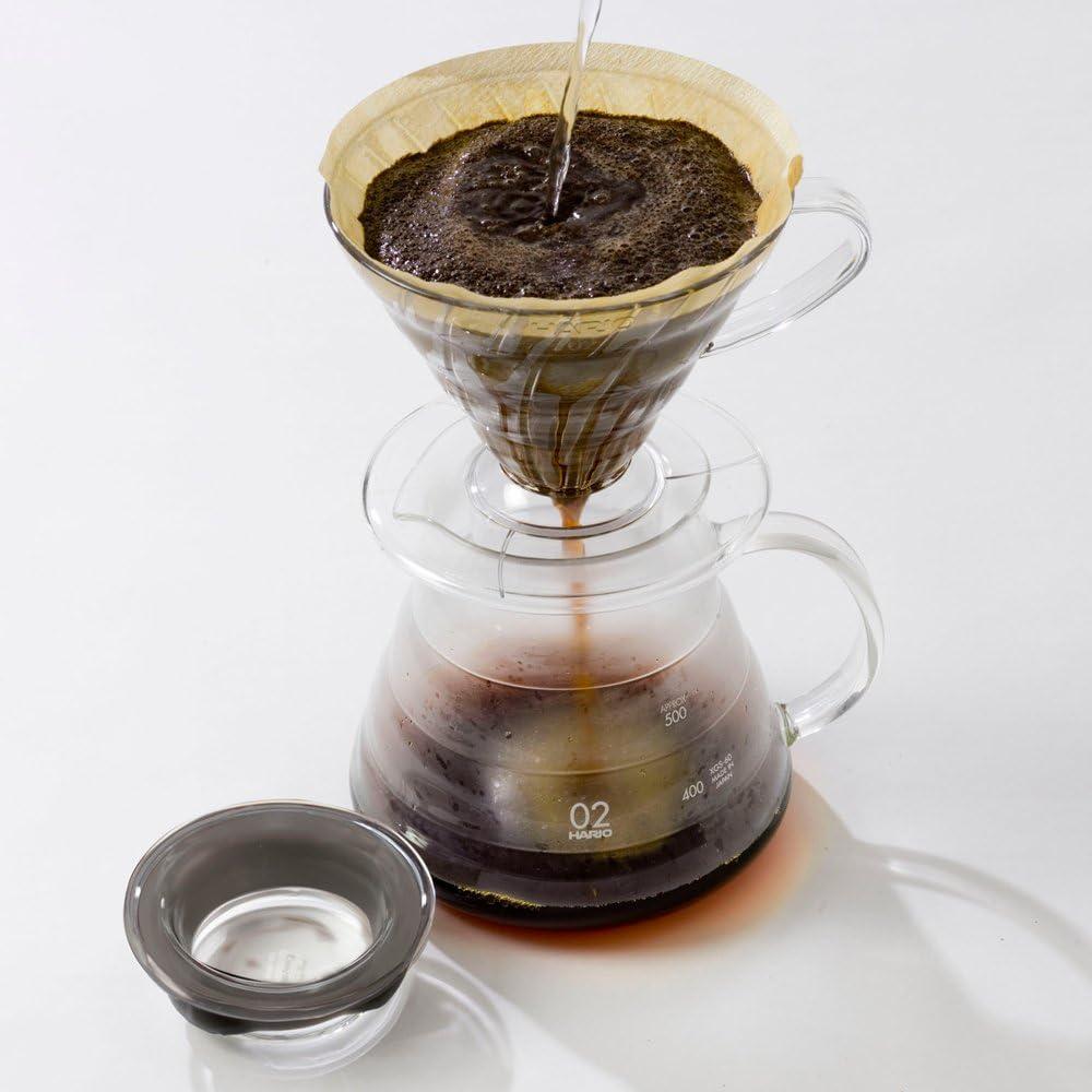 Servidor de Vidrio Hario V60 600ml Resistente al Calor