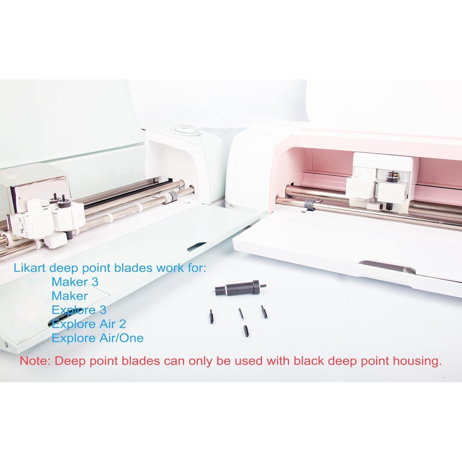 3 Cuchillas de Corte Profundo Likart para Maker y Explore